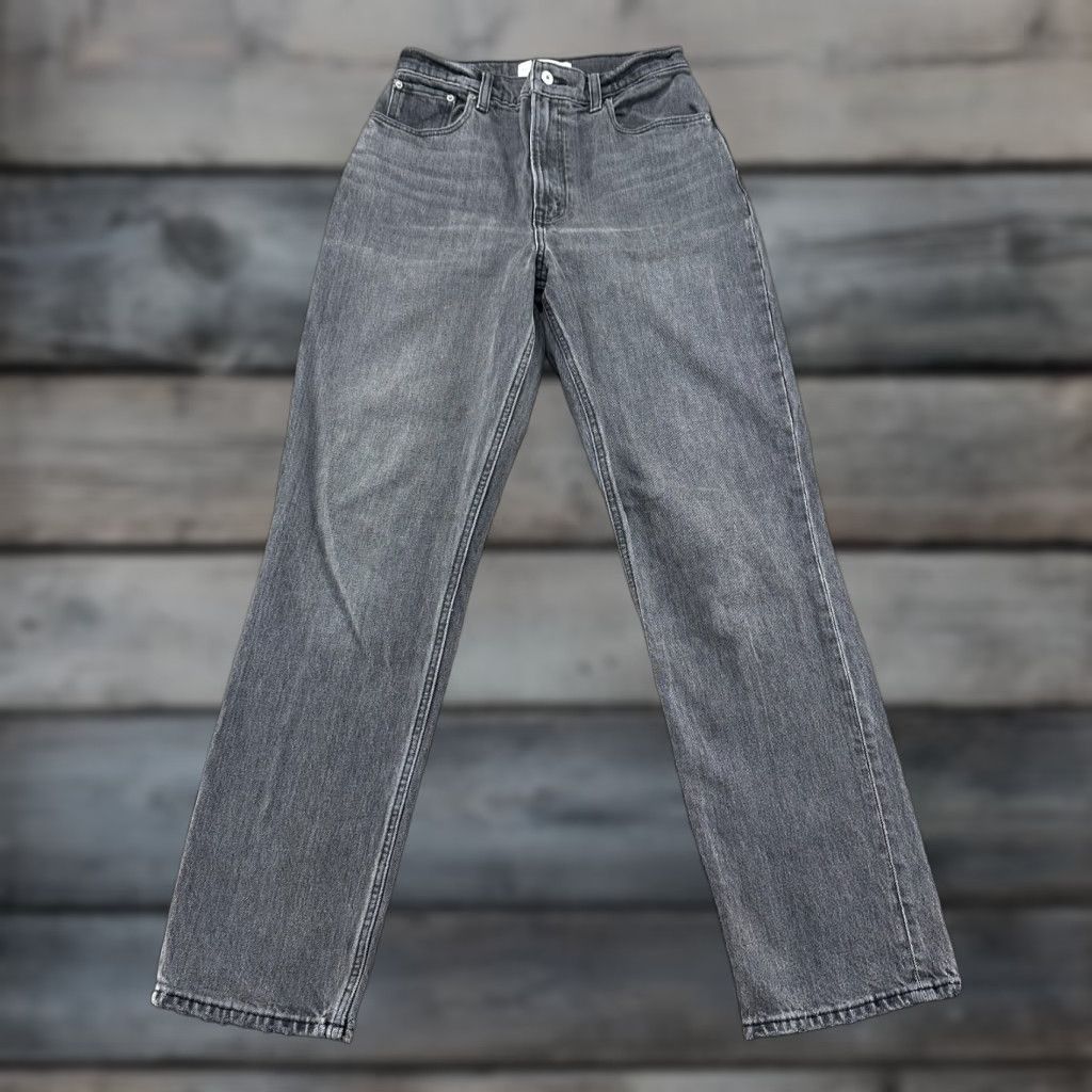 Abercrombie & Fitch Abercrombie & Fitch Jeans Womens 27 Black 90s Vintage Straight High Rise Size 27" / US 4 / IT 40 - 1 Thumbnail