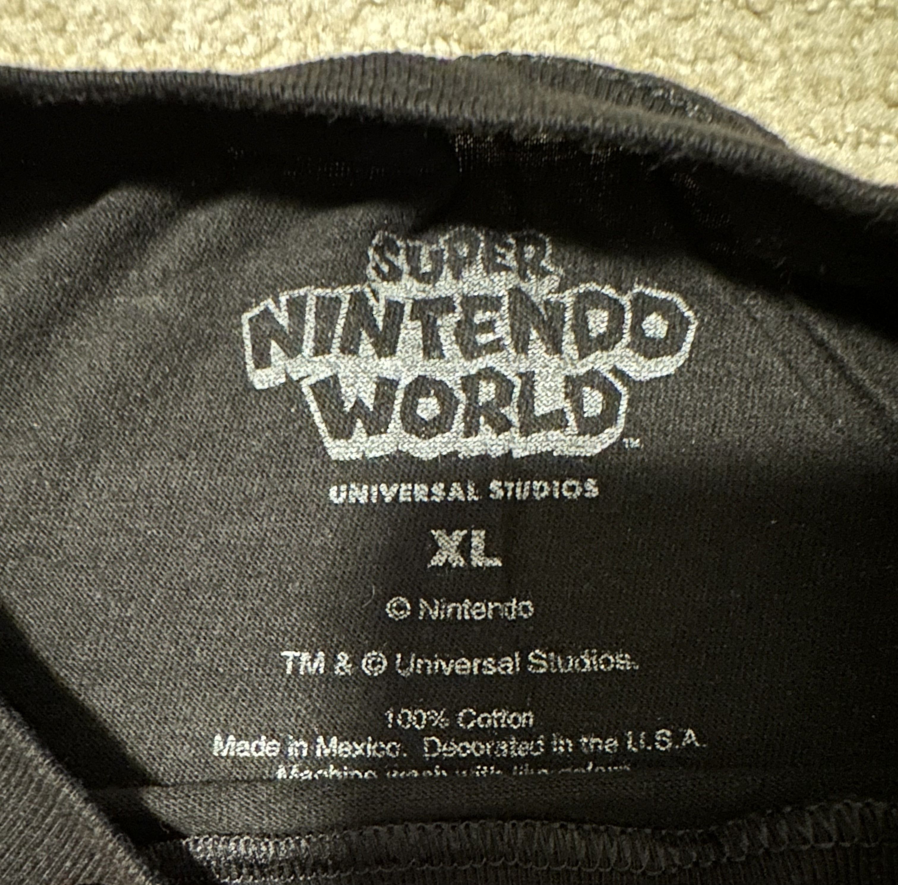Vintage Super Nintendo World T-Shirt Size US XL / EU 56 / 4 - 2 Thumbnail
