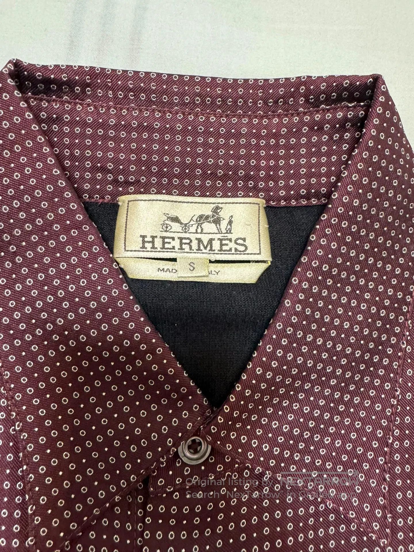 Hermes Hermes Cashmere Silk Button Up Shirt. Size US S / EU 44-46 / 1 - 7 Thumbnail