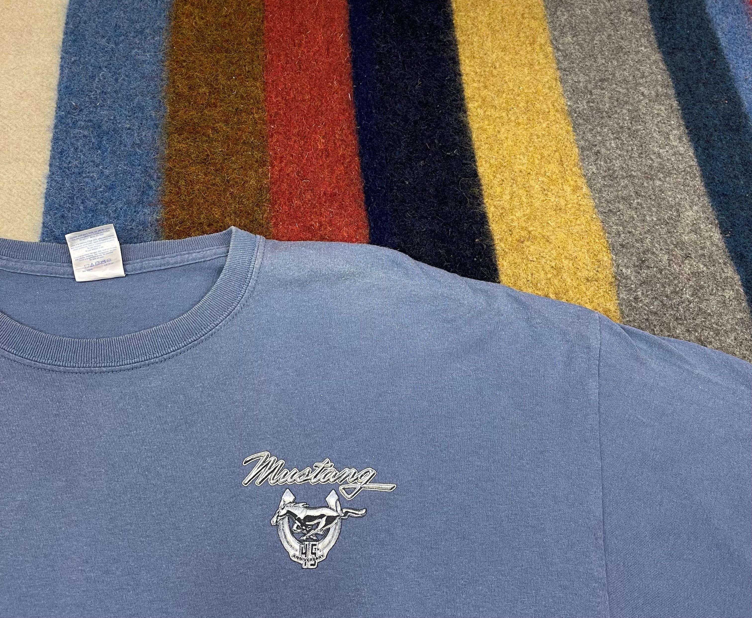 Gildan Vintage MUSTANG by GILDAN Crew Neck T Shirt #1320/AT Size US XXL / EU 58 / 5 - 6 Thumbnail