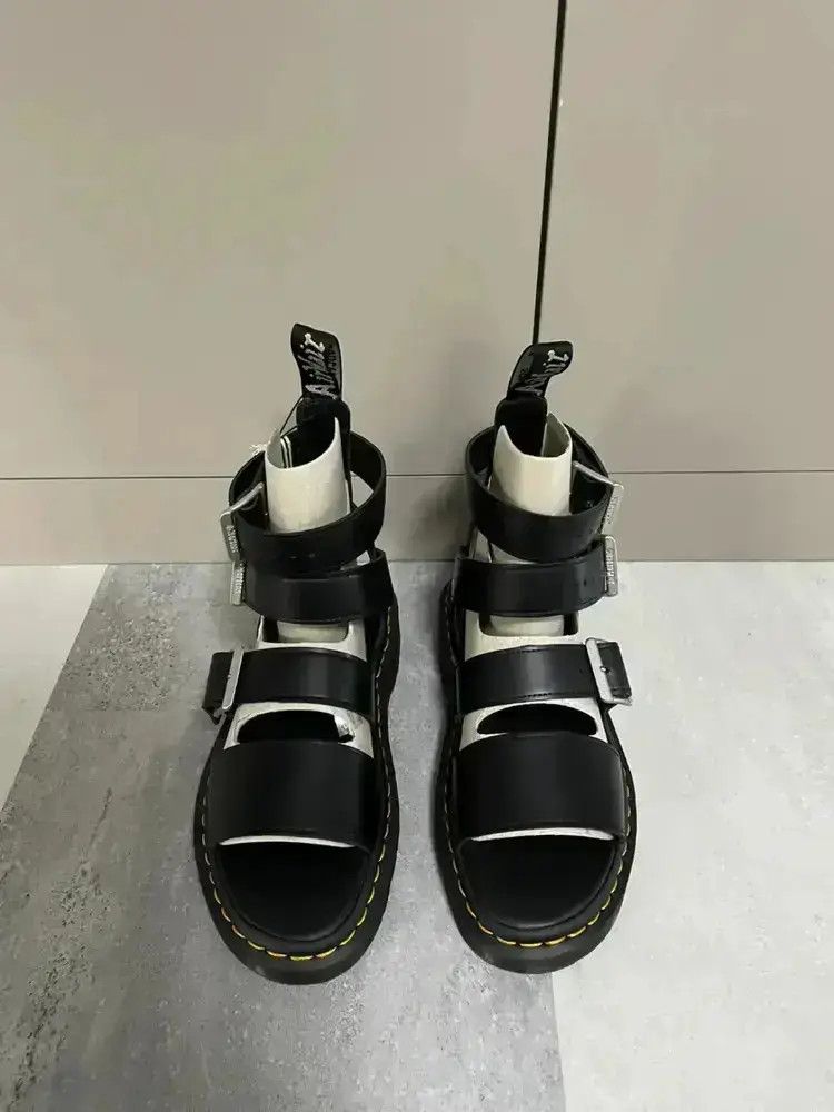 Dr. Martens × Rick Owens Rick Owens x Dr Marten Boots Sandlals Size US 10.5 / EU 43-44 - 3 Thumbnail