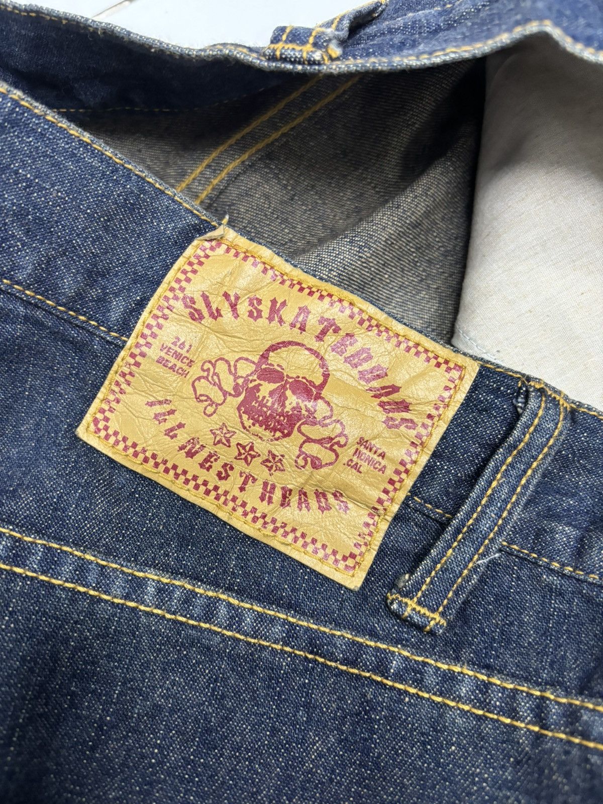 If Six Was Nine × Japanese Brand × Le Grande Bleu (L.G.B.) Sly Skateboards Baggy Jeans Rusty Distressed Style Jean Size US 36 / EU 52 - 10 Thumbnail