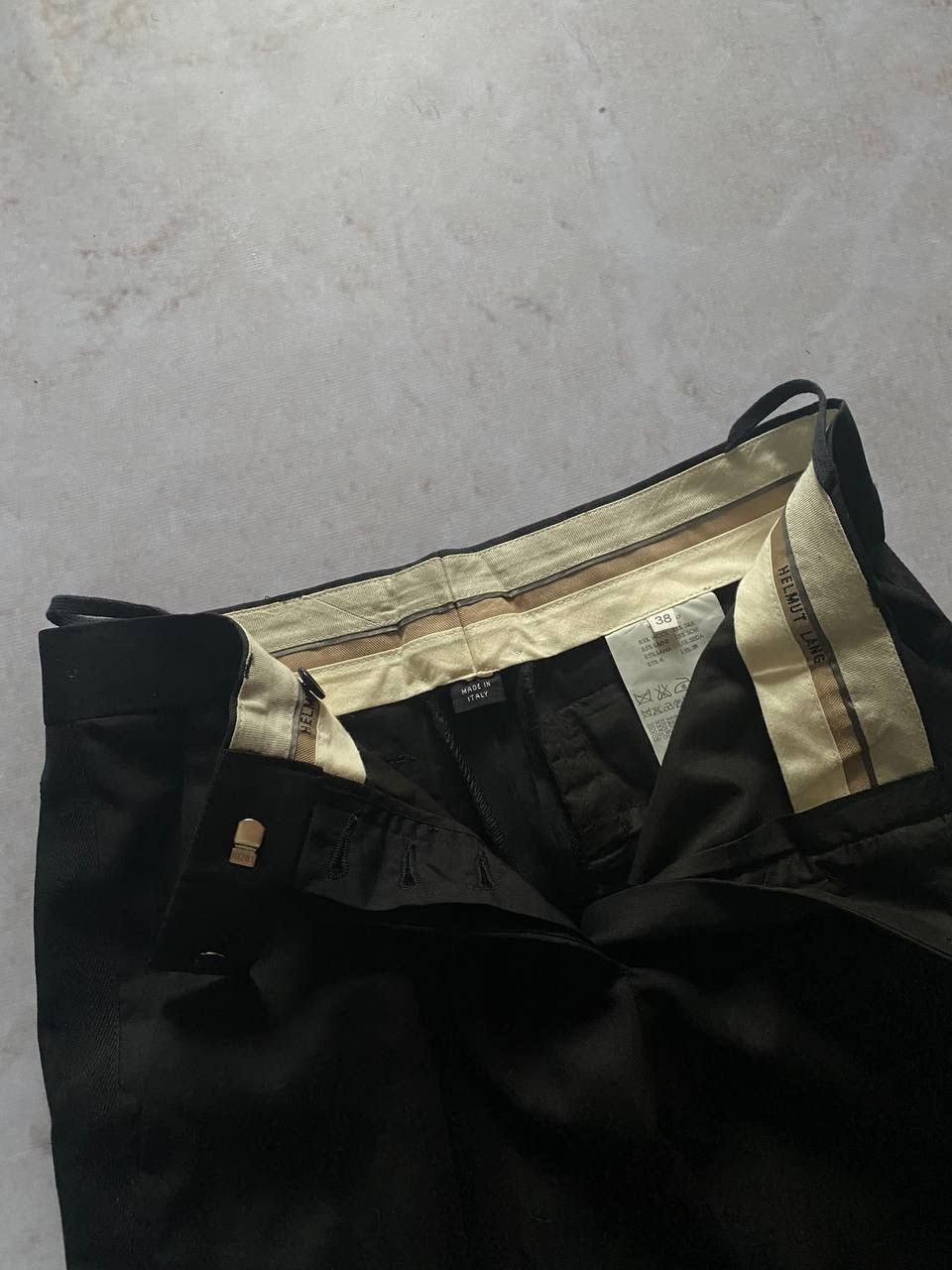 Helmut Lang × Vintage Vintage 90s Helmut Lang Trousers Pants Size 26" / US 2 / IT 38 - 8 Thumbnail
