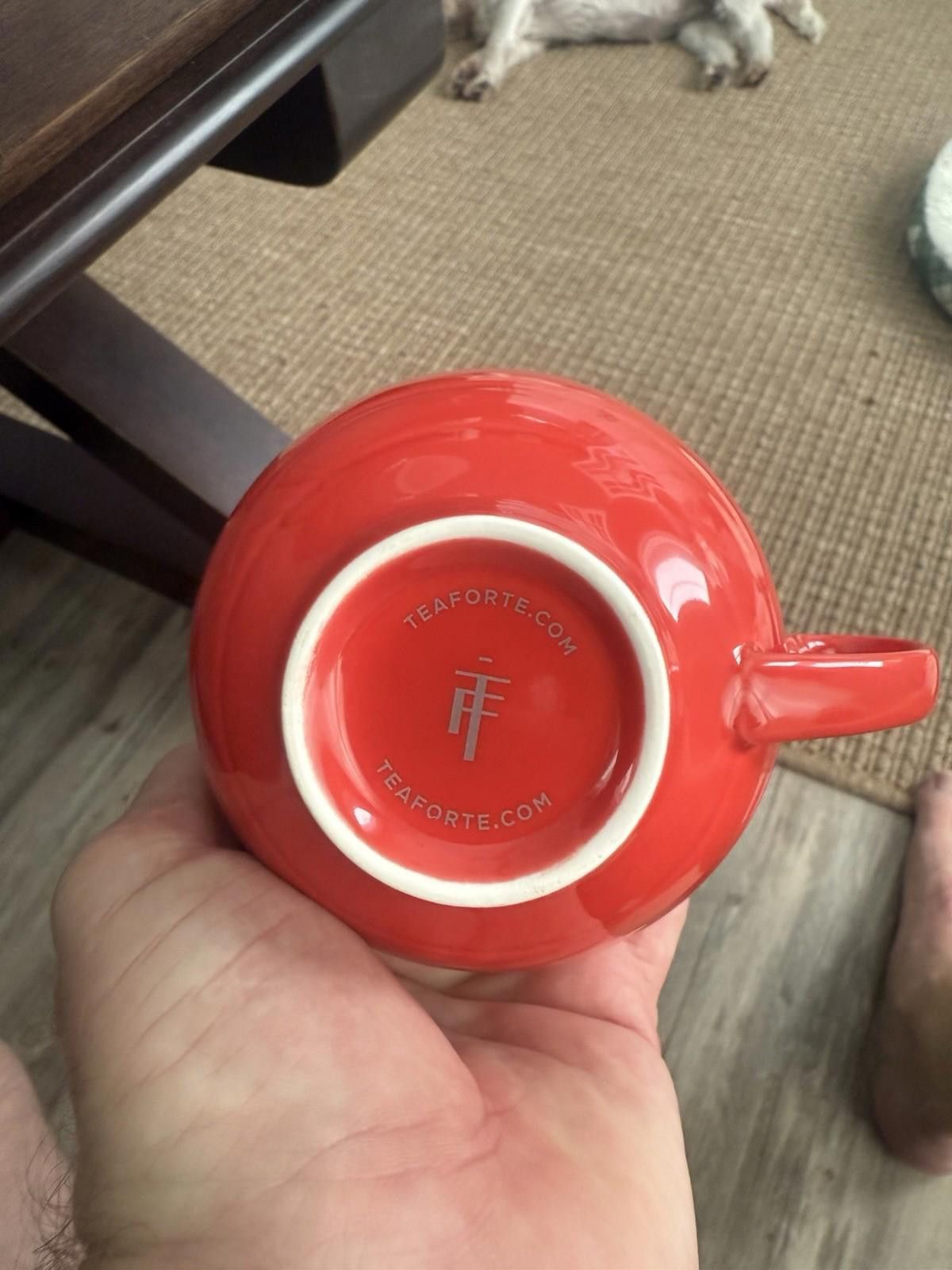 Designer Tea Forte Cups Set Of Two With Lids Size ONE SIZE - 2 Thumbnail