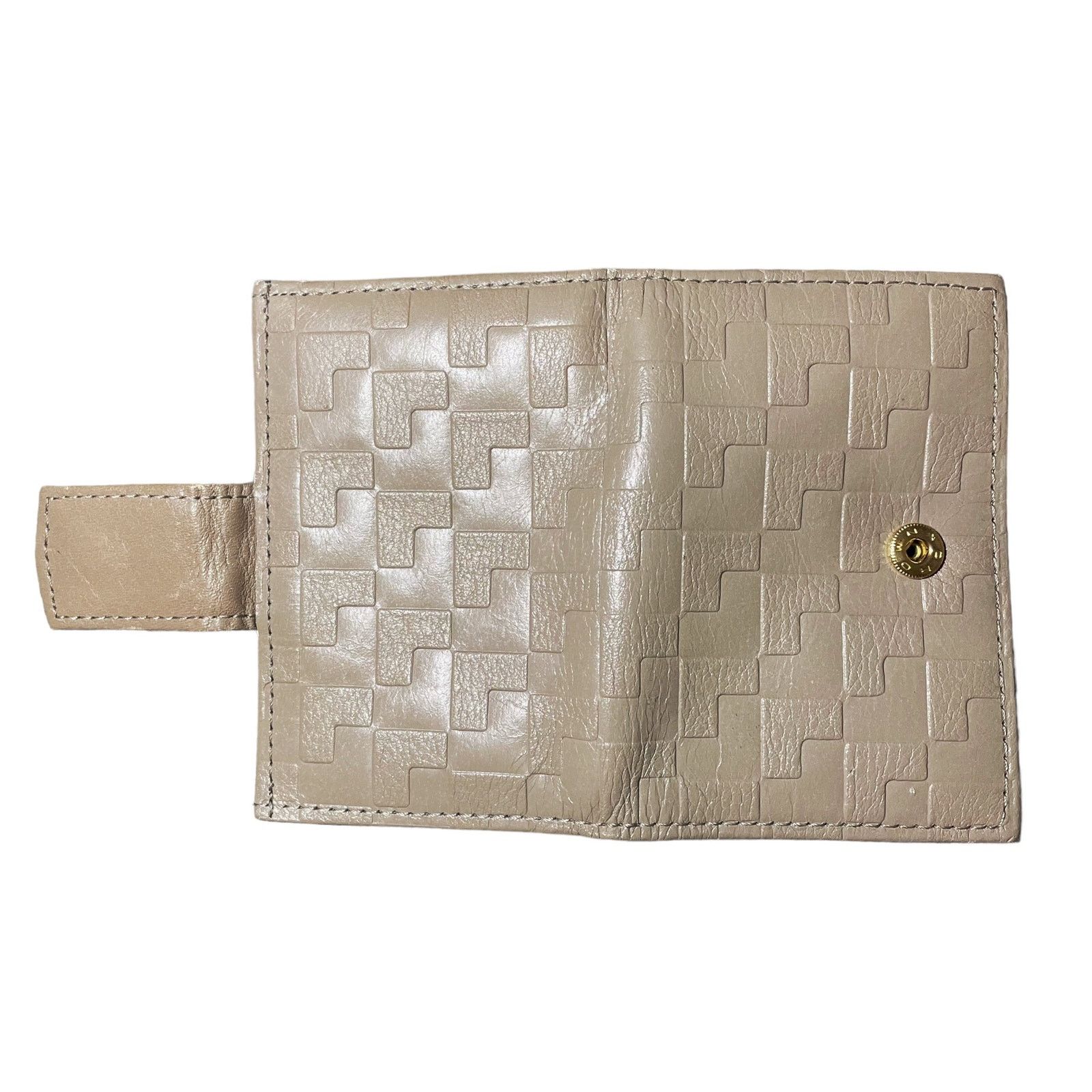 Other Leather Snap Closure Key Holder Wallet Geometric Embossed Size ONE SIZE - 5 Thumbnail