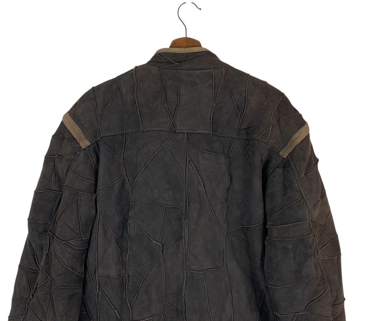 Leather VIntage Patch Work Leather Jacket Style Hai Sporting Gear Size US M / EU 48-50 / 2 - 10 Thumbnail