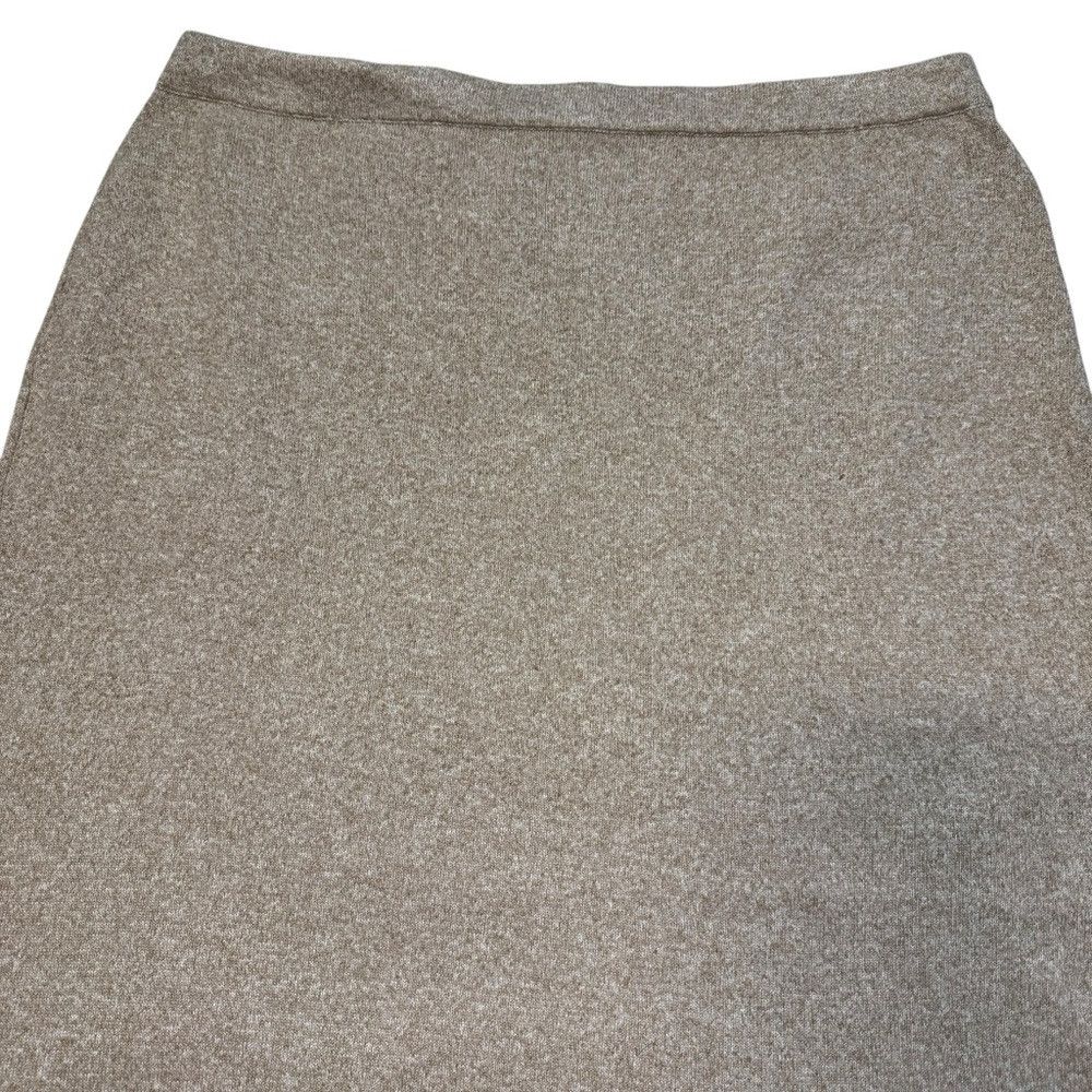 Vince Camuto NWT New Vince Camuto Beige Whipstitched Knit Skirt Size L Size 36" / US 14 / IT 50 - 9 Thumbnail