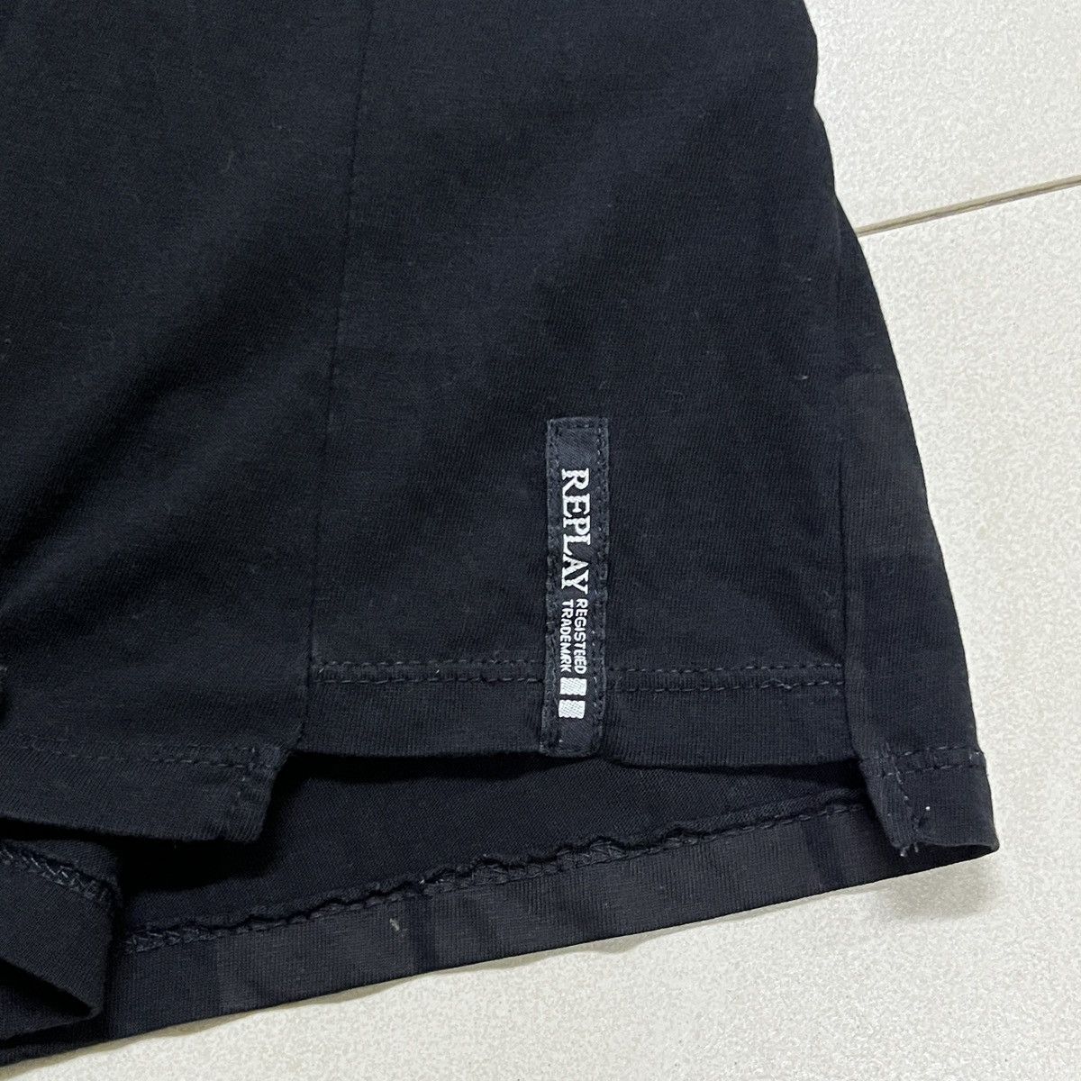 Replay × Vintage Replay Black Reconstructed Longsleeve T Shirt Size US S / EU 44-46 / 1 - 5 Thumbnail