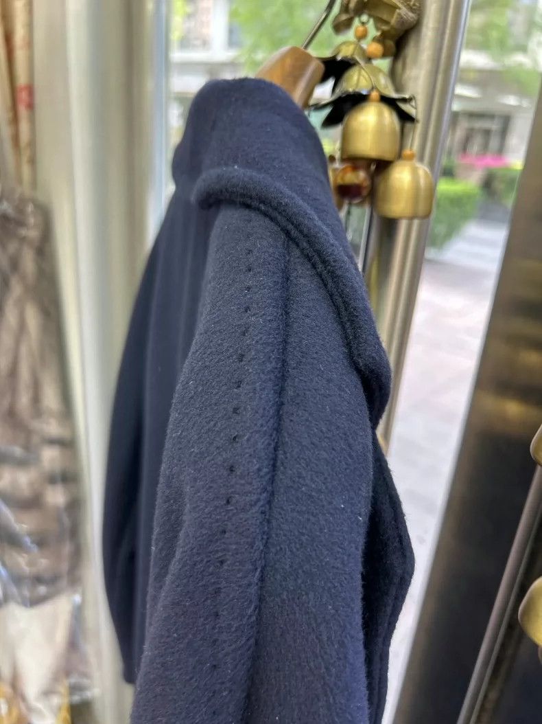 Max Mara Max Mara Blue 101801 Classic Coat Size XS / US 0-2 / IT 36-38 - 9 Thumbnail