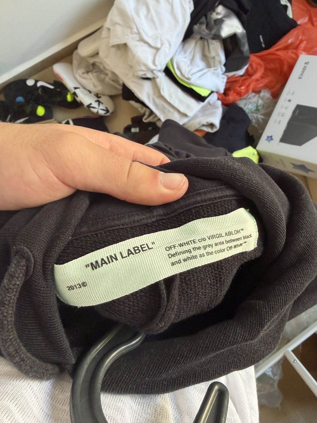 Off-White Off White Fire Do Not Cross Line Hoodie Size US M / EU 48-50 / 2 - 10 Thumbnail