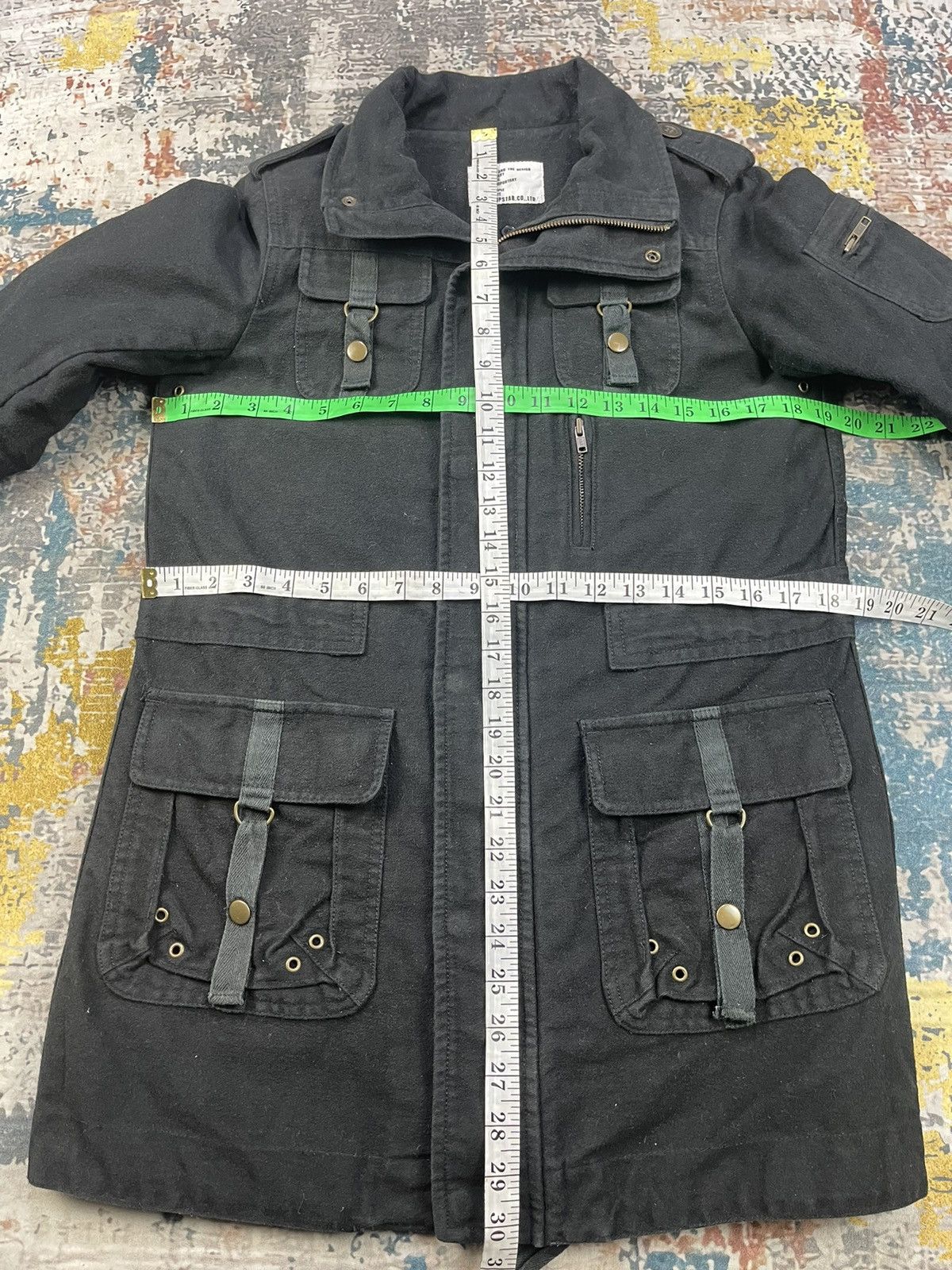 Le Grande Bleu (L.G.B.) Lipstar Bondage Tactical Cargo Jackets Size XS / US 0-2 / IT 36-38 - 9 Thumbnail