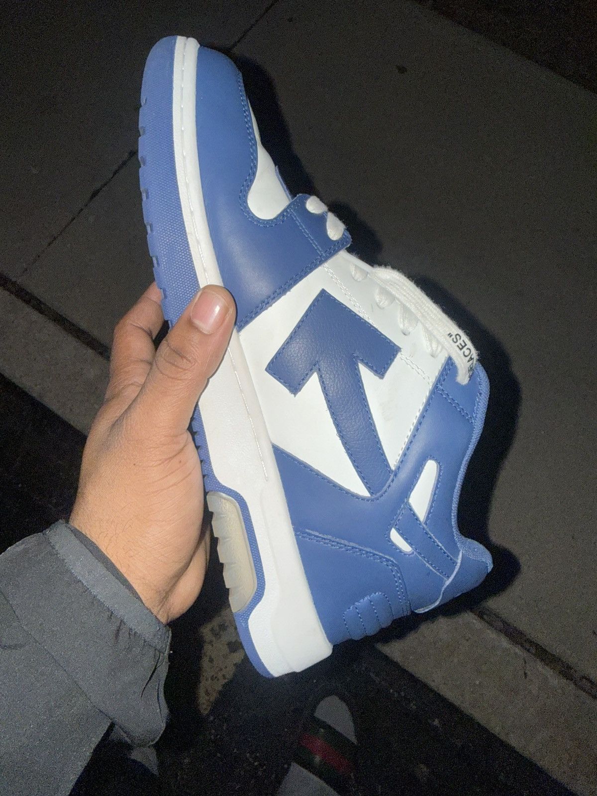 Off-White Off-White Out of Office Dark Blue White Size US 10 / EU 43 - 3 Thumbnail