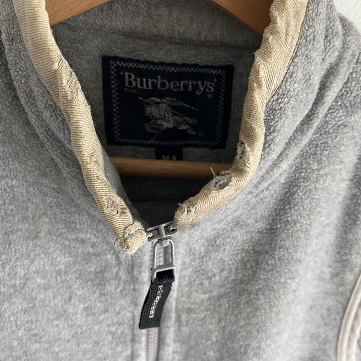 Burberry × Burberry Prorsum × Vintage Vintage Burberrys Fleece Vest Size US M / EU 48-50 / 2 - 5 Thumbnail