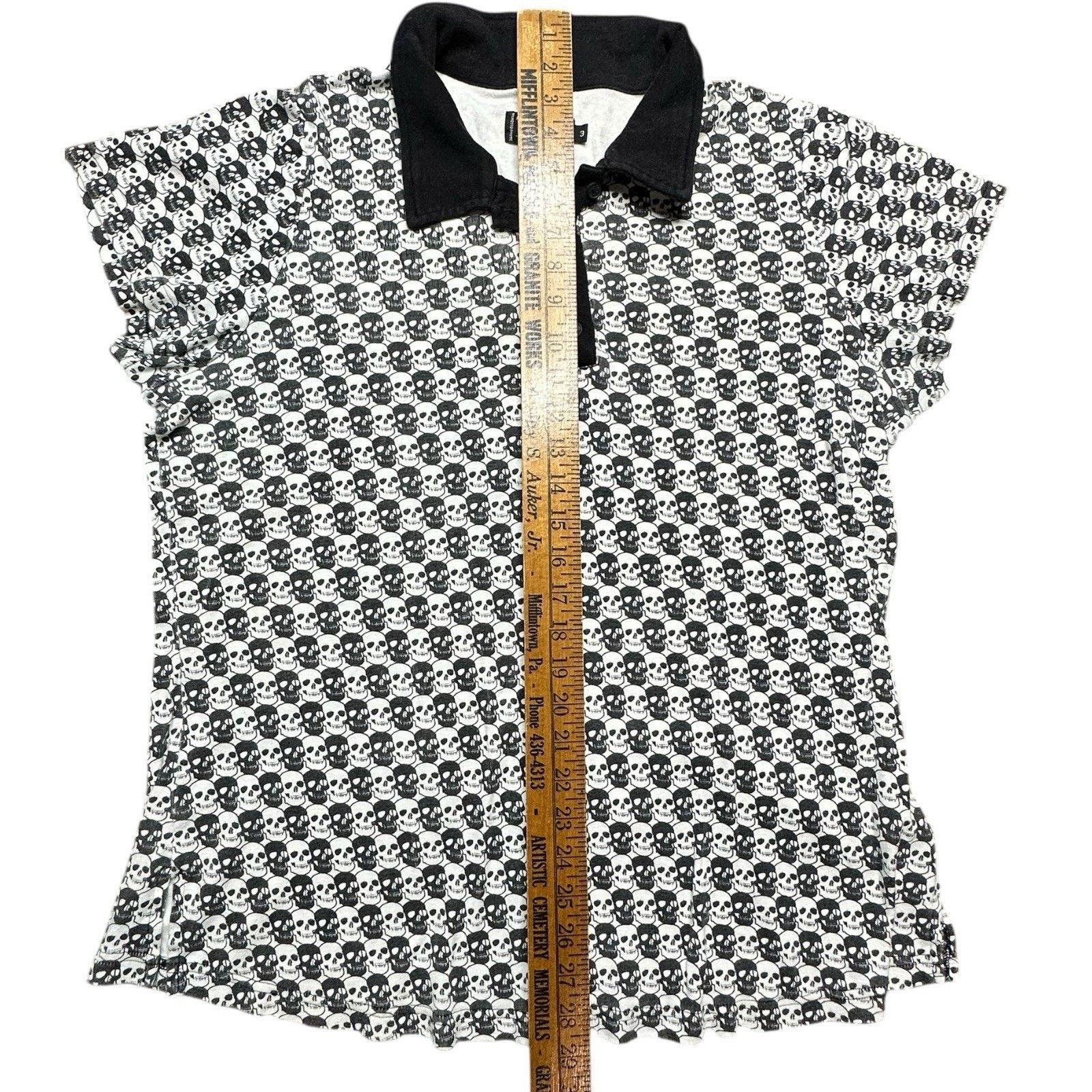 Tripp NYC Y2K Skater TRIPP NYC Skull AOP Collared Button Up Medium Size US M / EU 48-50 / 2 - 5 Thumbnail