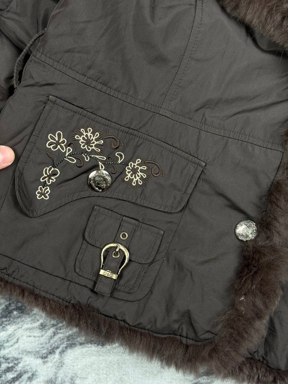 Dolce & Gabbana Vintage Dolce & Gabbana Jacket Real Fur Y2K Size XXL / US 16-18 / IT 52-54 - 6 Thumbnail