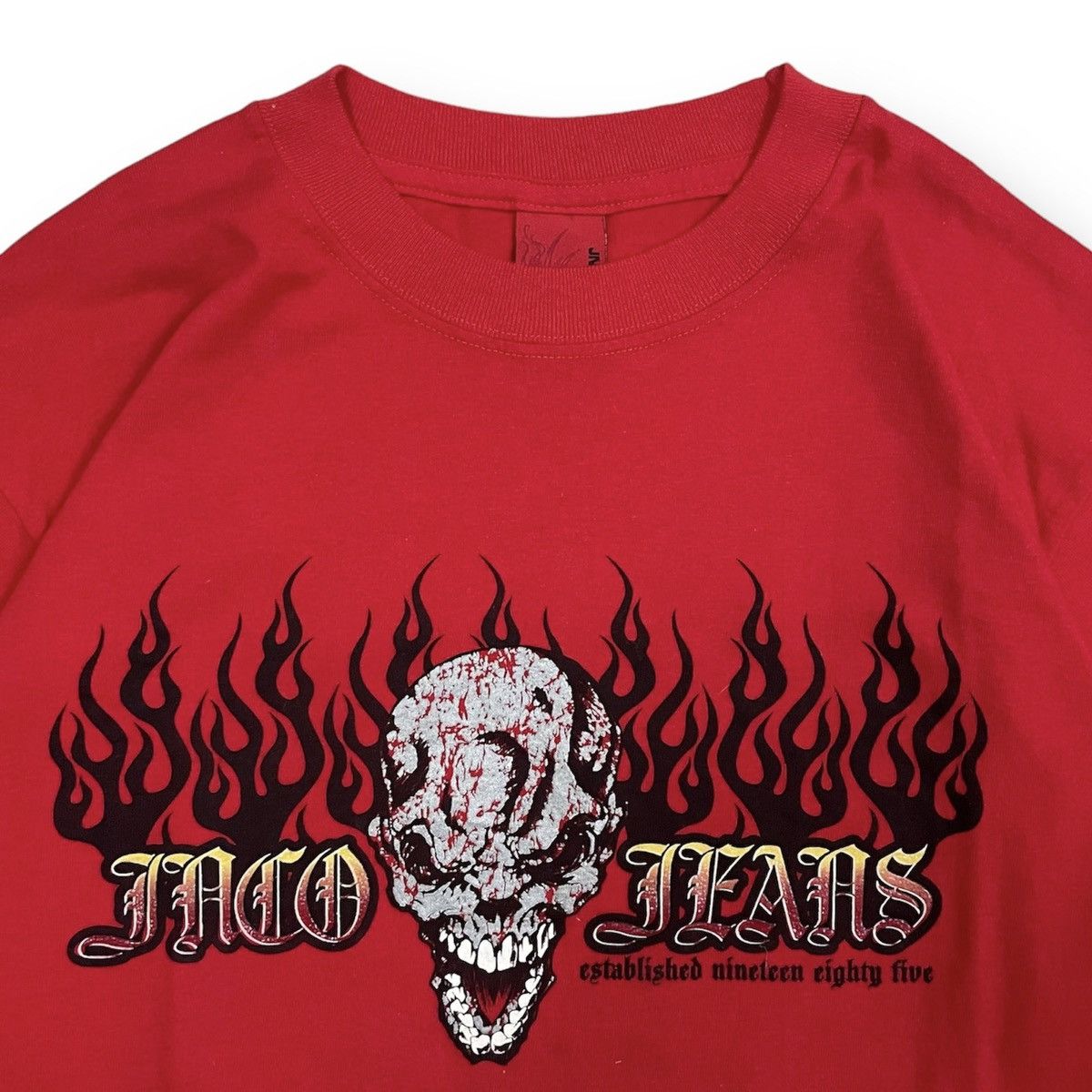 Other 💥 FOR SALE💥 Deadstock Y2k Jnco Jeans Flamehead Longsleeve Size US L / EU 52-54 / 3 - 4 Thumbnail