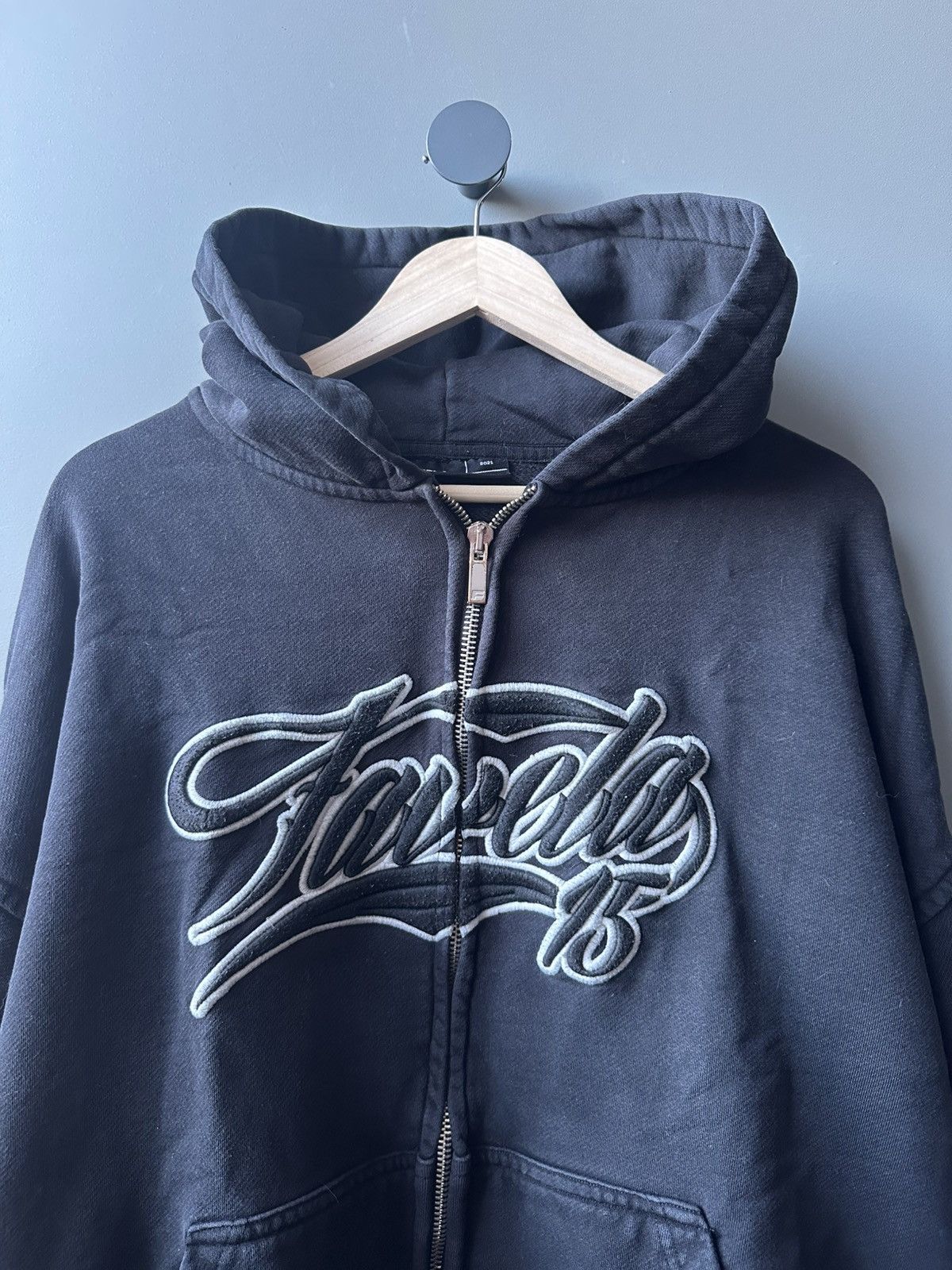 FAVELA FAVELA Logo Skateboarding Zip Boxy 9 Hoodie Size US M / EU 48-50 / 2 - 2 Thumbnail