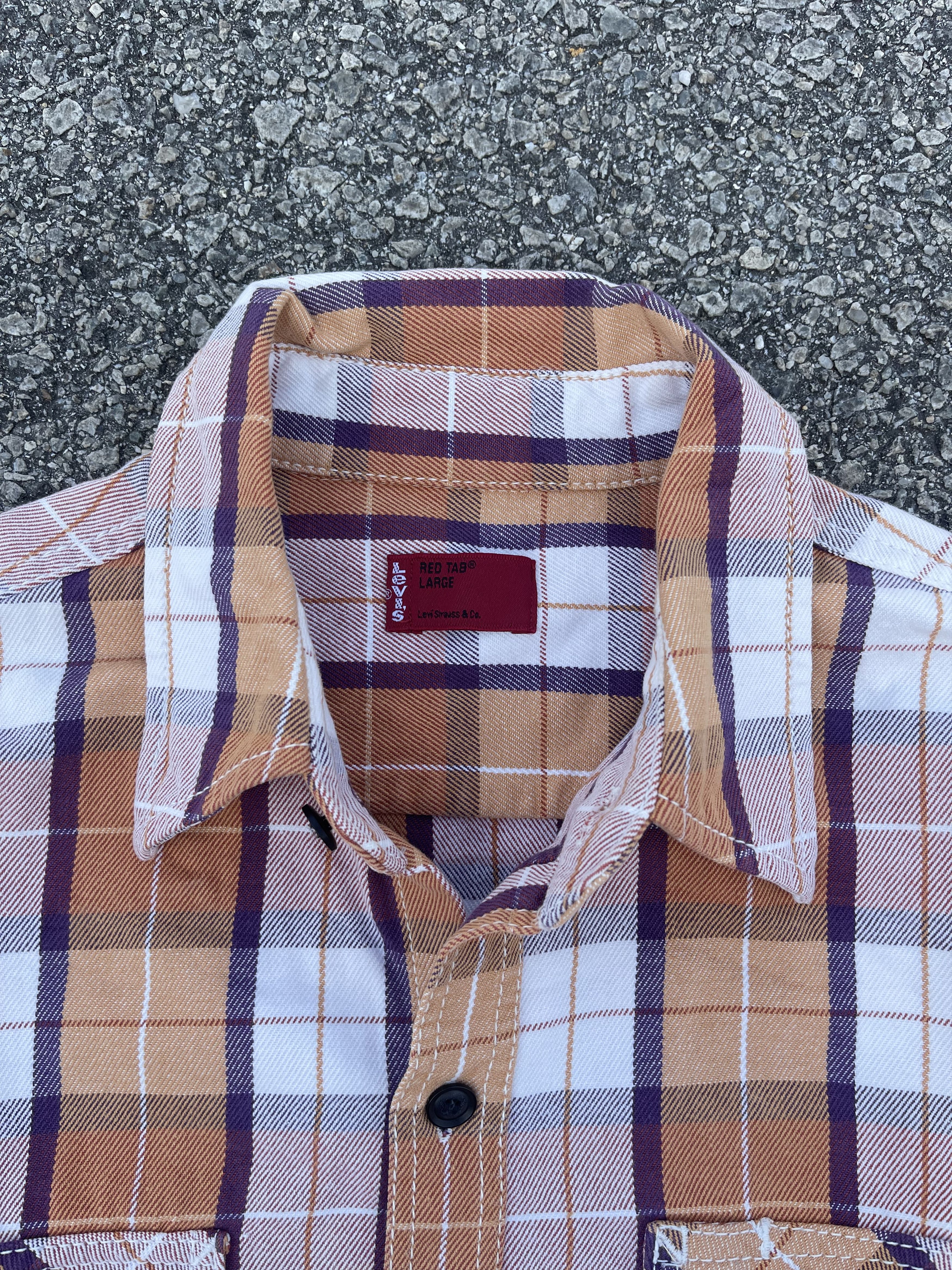 Flannel × Levi's Levis Ultra Heavy Double Pocket Checked Flannel Travis Scott Size US L / EU 52-54 / 3 - 6 Thumbnail