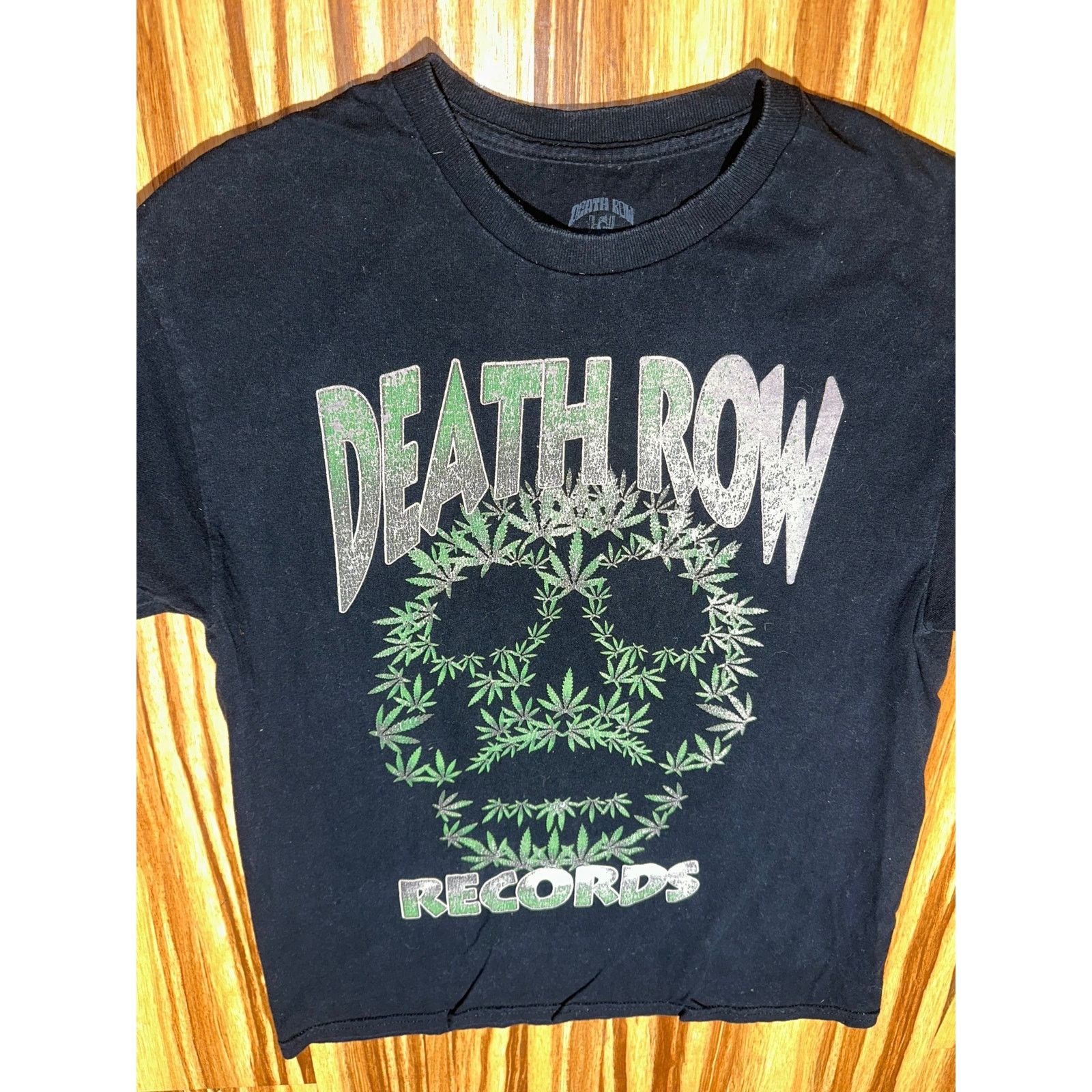 Death Row Records Black Death Row Records Marihuana Print Tshirt Size medium Size US M / EU 48-50 / 2 - 6 Thumbnail