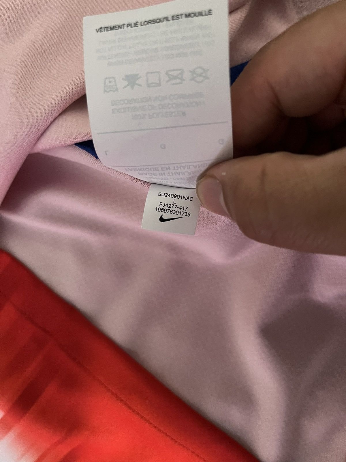 Nike USMNT 2024 Stadium Away Nike Dri-FIT Soccer Jersey Sz L Size US L / EU 52-54 / 3 - 4 Thumbnail