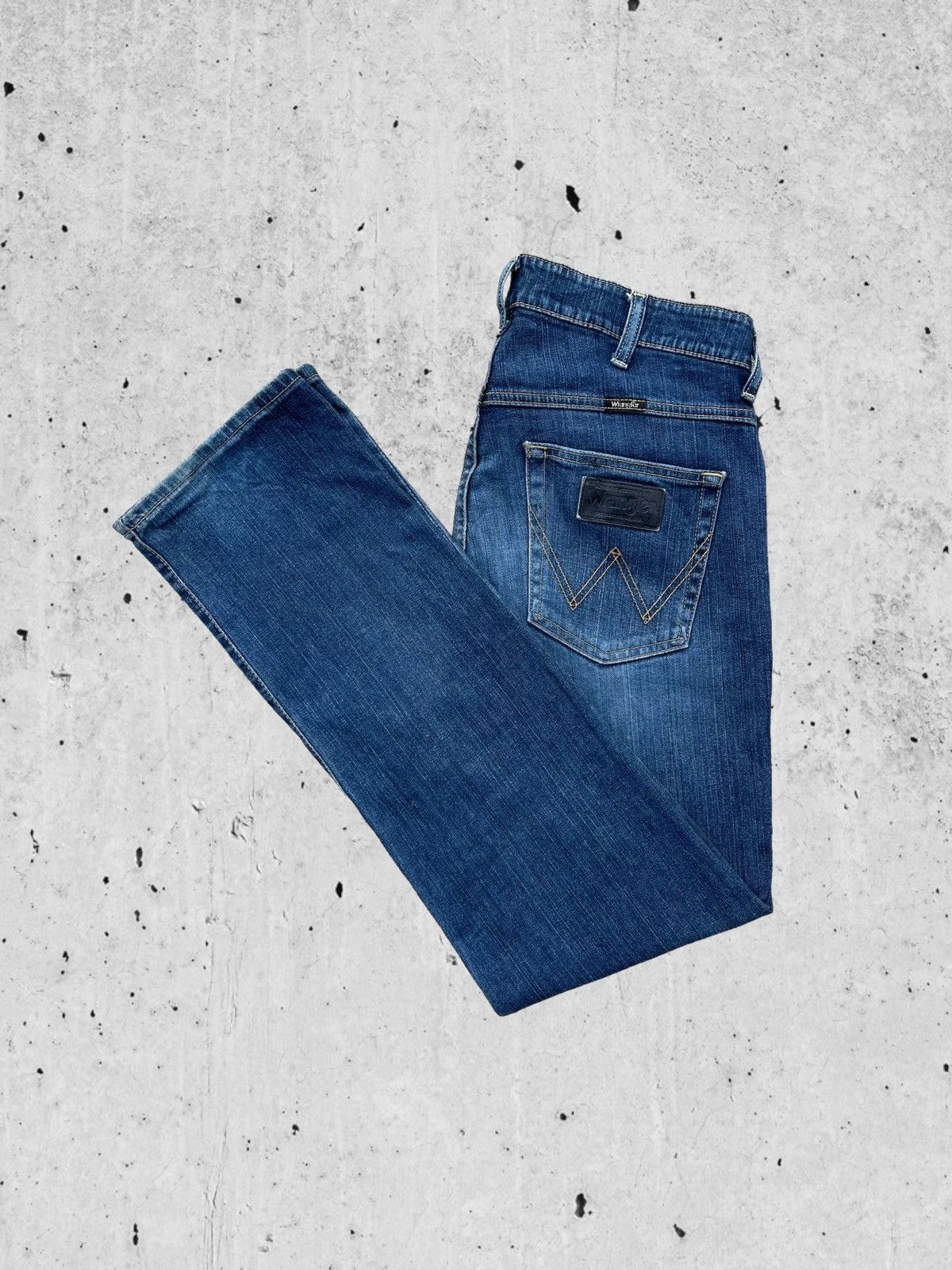 Designer × Wrangler 🔥 Wrangler Blue Distressed Denim W34 🔥 Size US 34 / EU 50 - 13 Thumbnail