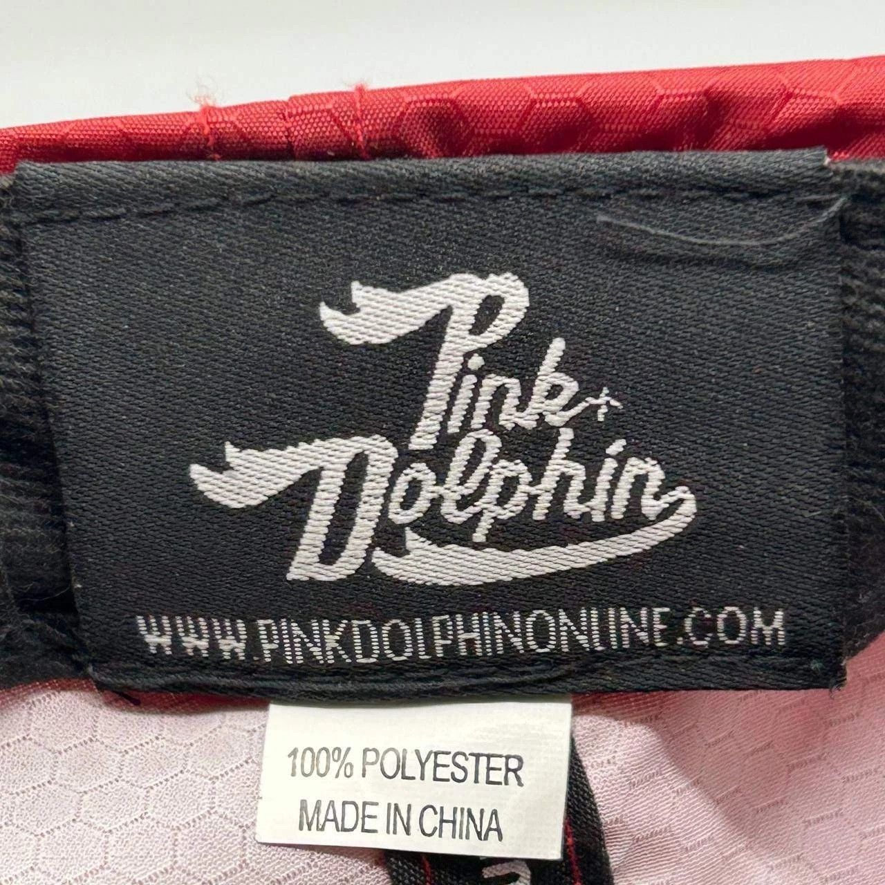 Pink Dolphin Pink Dolphin Ocean Academy Hat Men Red Embroidered Snap Back Size ONE SIZE - 3 Thumbnail