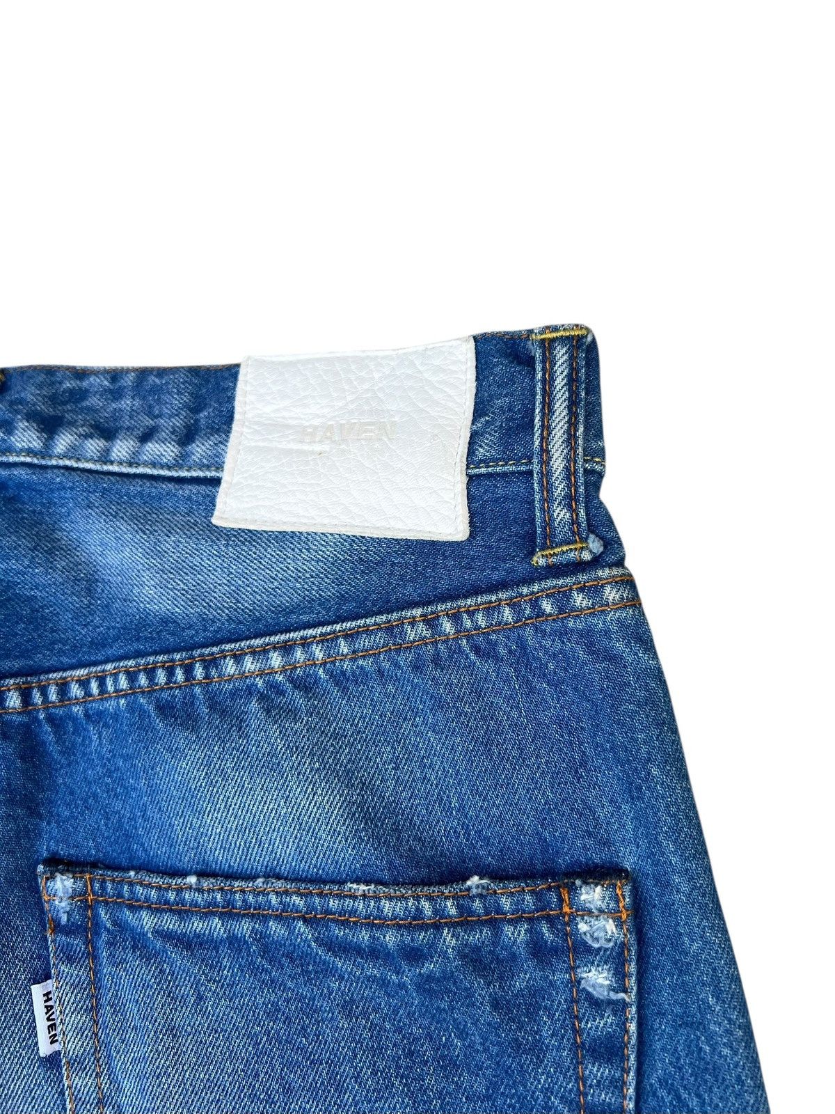 Fabric Brand & Co. HAVEN MFG Japan Blue Denim Selvedge Jeans Size US 31 - 19 Thumbnail