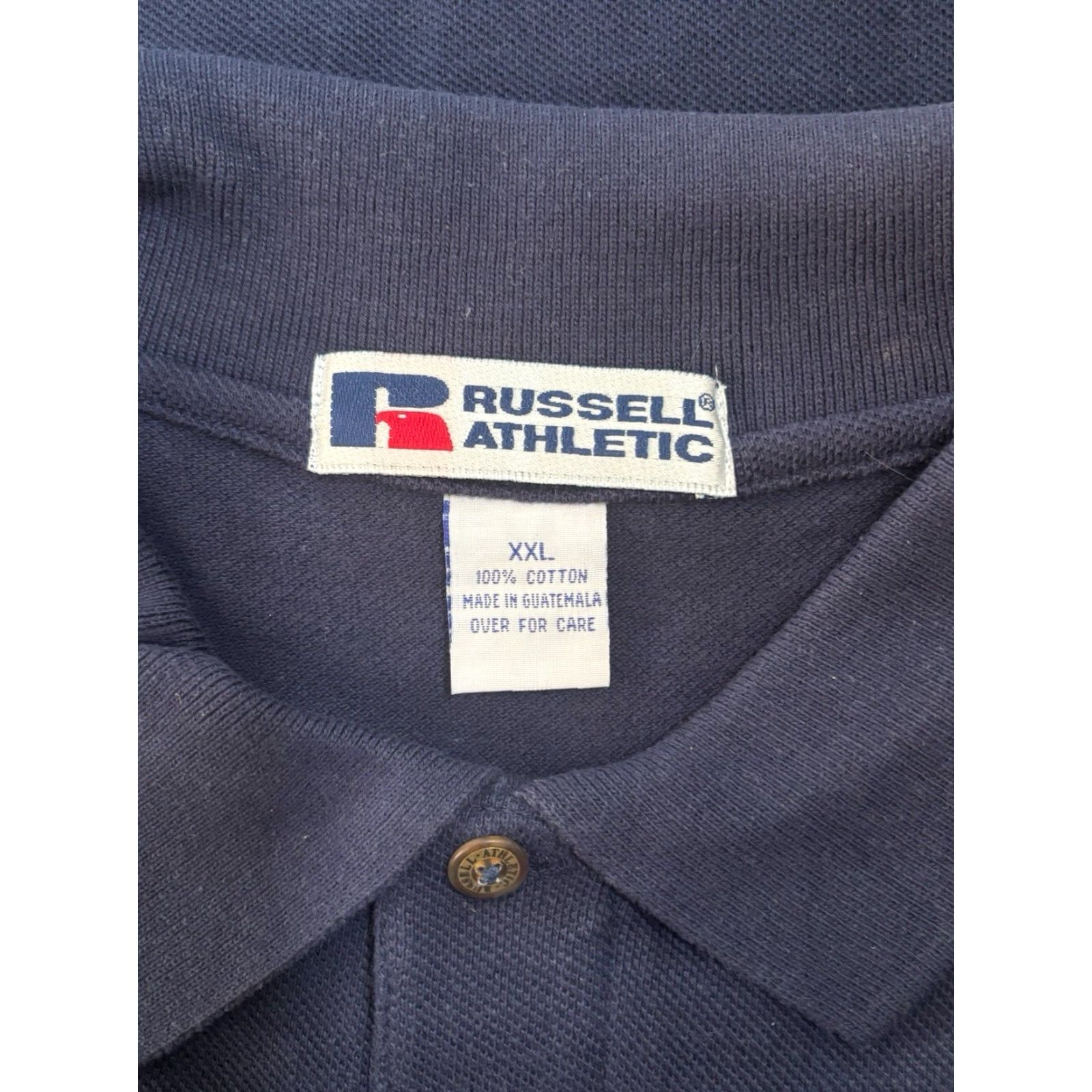 Russell Athletic VINTAGE Russell Athletic Polo Shirt Mens 2XL Blue 90s Deadstock NWT Shirt Size US XXL / EU 58 / 5 - 5 Thumbnail