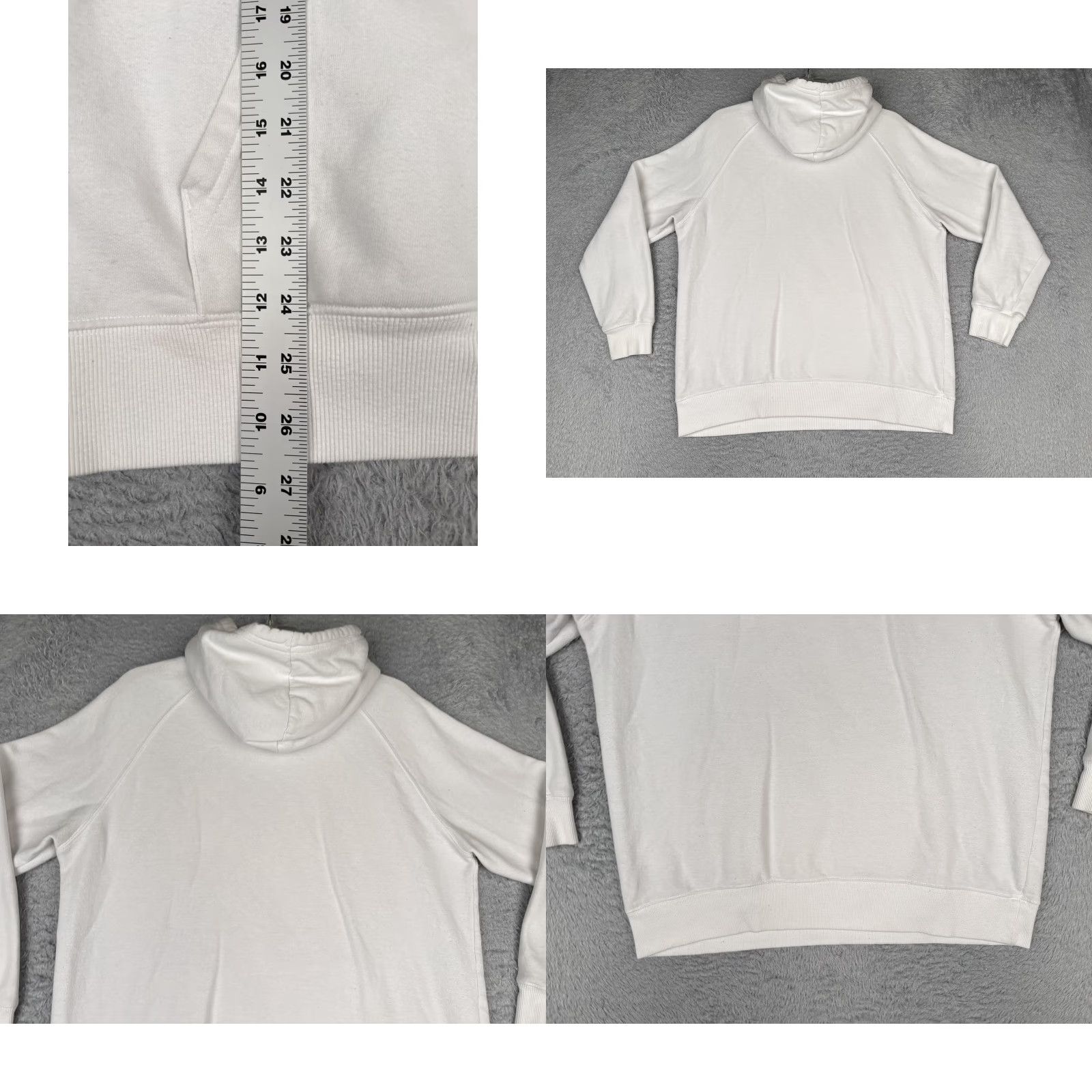 The North Face The North Face Hoodie Womens L White Floral Logo Pullover Sweatshirt Size L / US 10 / IT 46 - 9 Thumbnail