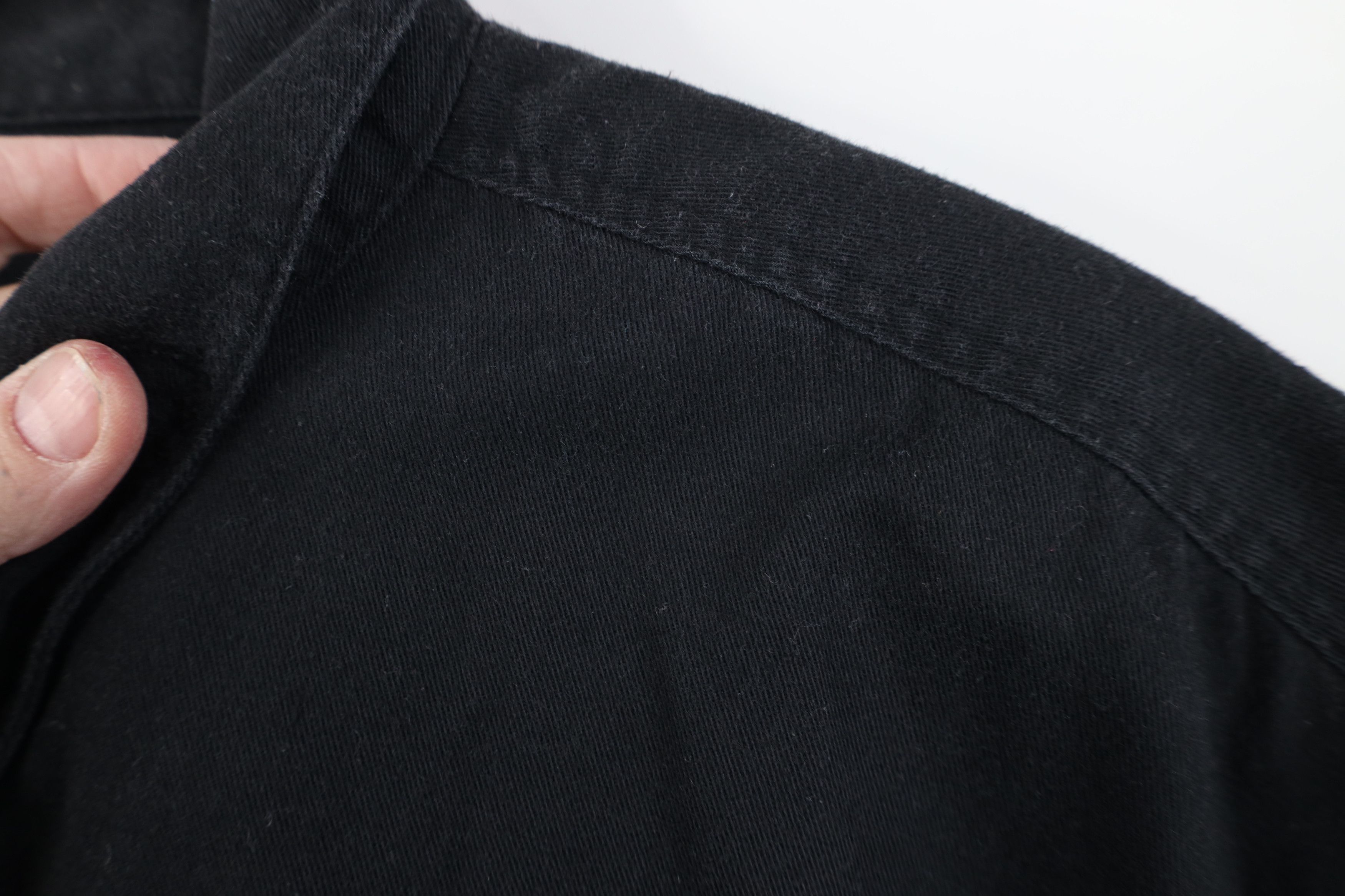 Vintage Vintage 90s Streetwear Short Sleeve Button Down Shirt Black Size US XL / EU 56 / 4 - 7 Thumbnail