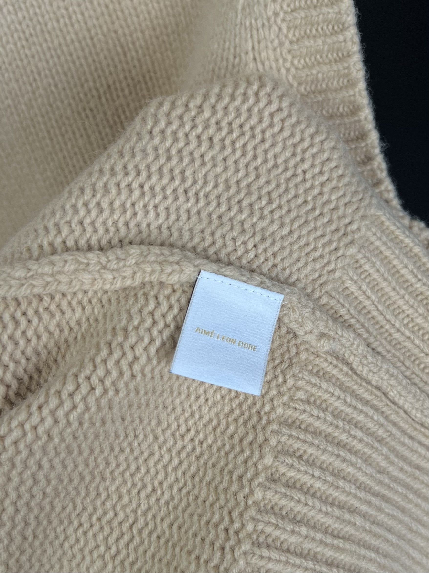 Aime Leon Dore Brand New ALD Knit Crewneck Vest Tan FW22 Size US M / EU 48-50 / 2 - 4 Thumbnail
