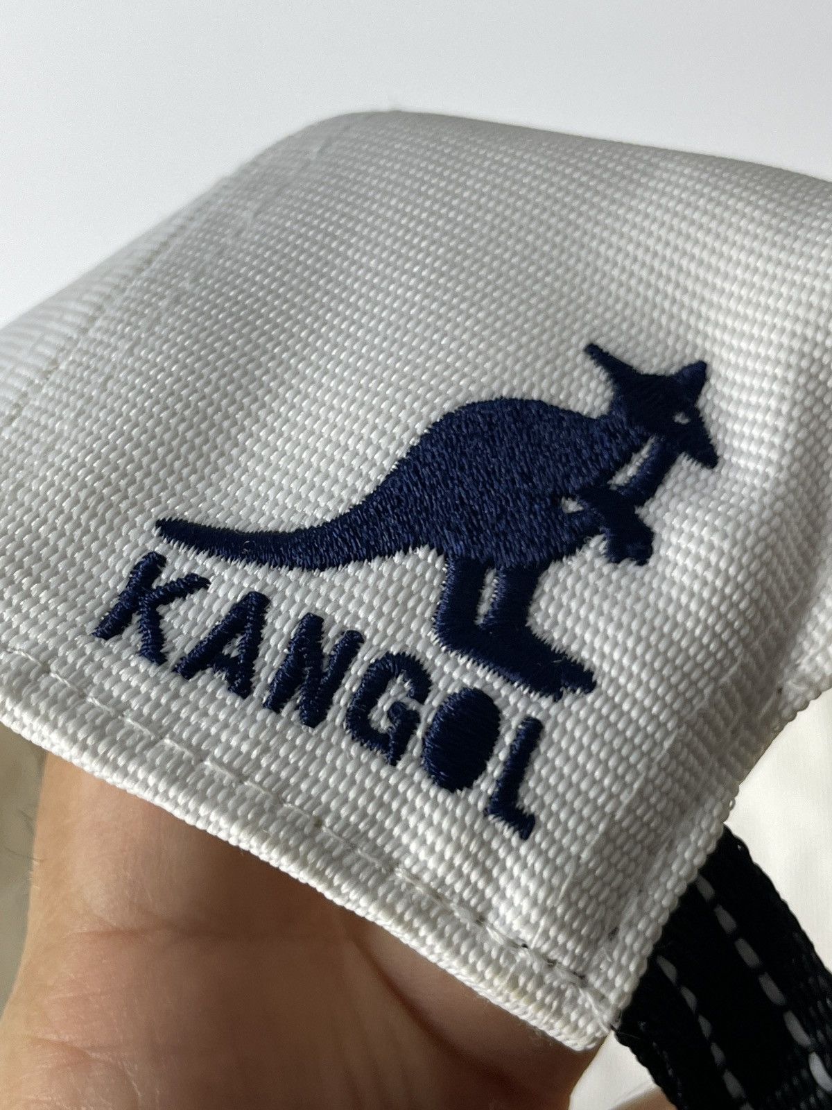 Kangol Vintage Kangol Nylon hat Embroidered Big logo Britan Hat Size ONE SIZE - 8 Thumbnail