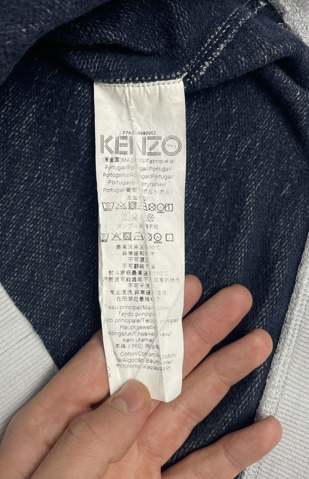 Kenzo 🧊Kenzo Paris Sweatshirt Sweater Flowers Print Big Logo Size L / US 10 / IT 46 - 17 Thumbnail