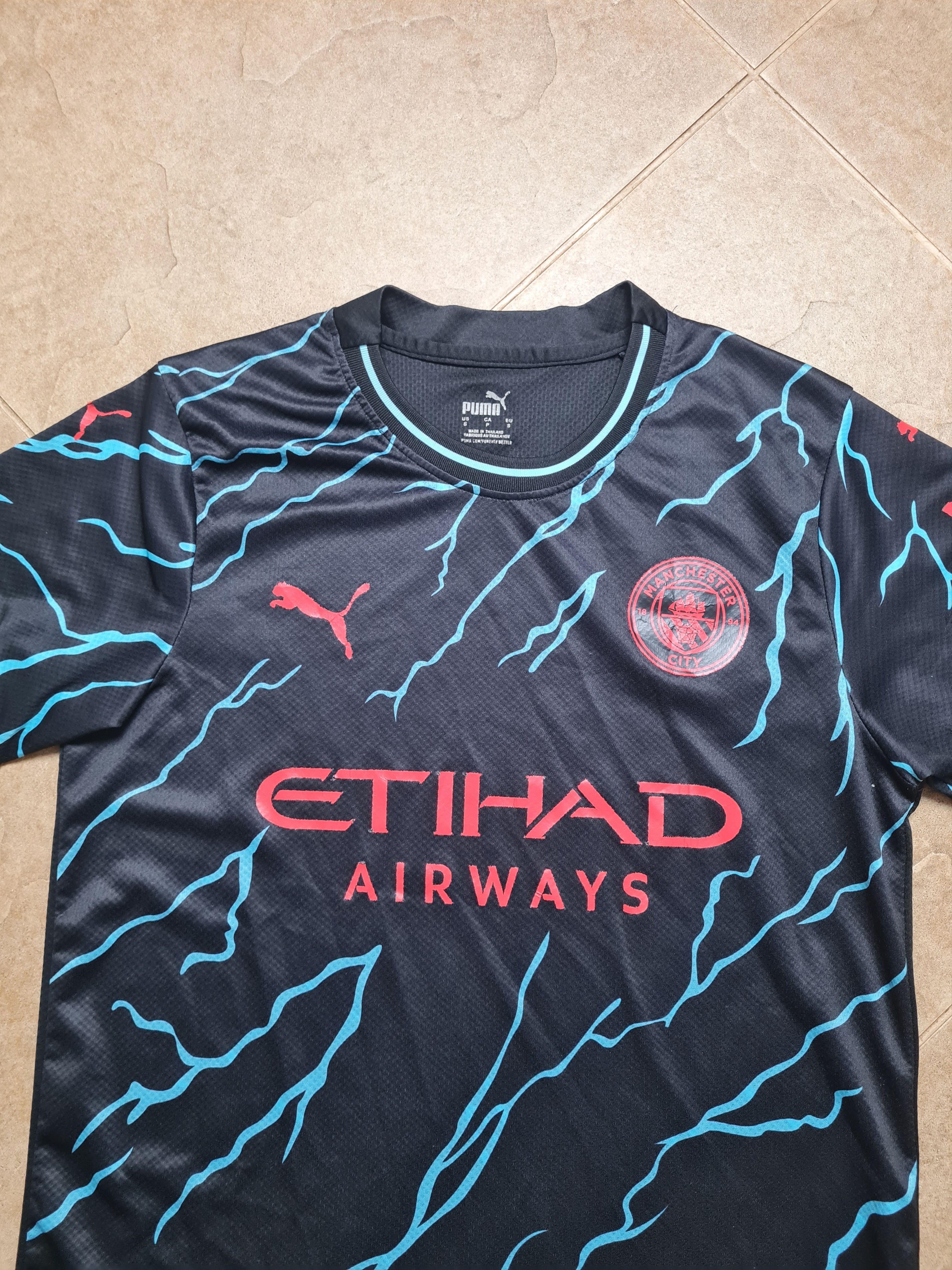 Puma Manchester City Puma Third Authentic Aoccer Shirt 2023-24 S Size US S / EU 44-46 / 1 - 3 Thumbnail