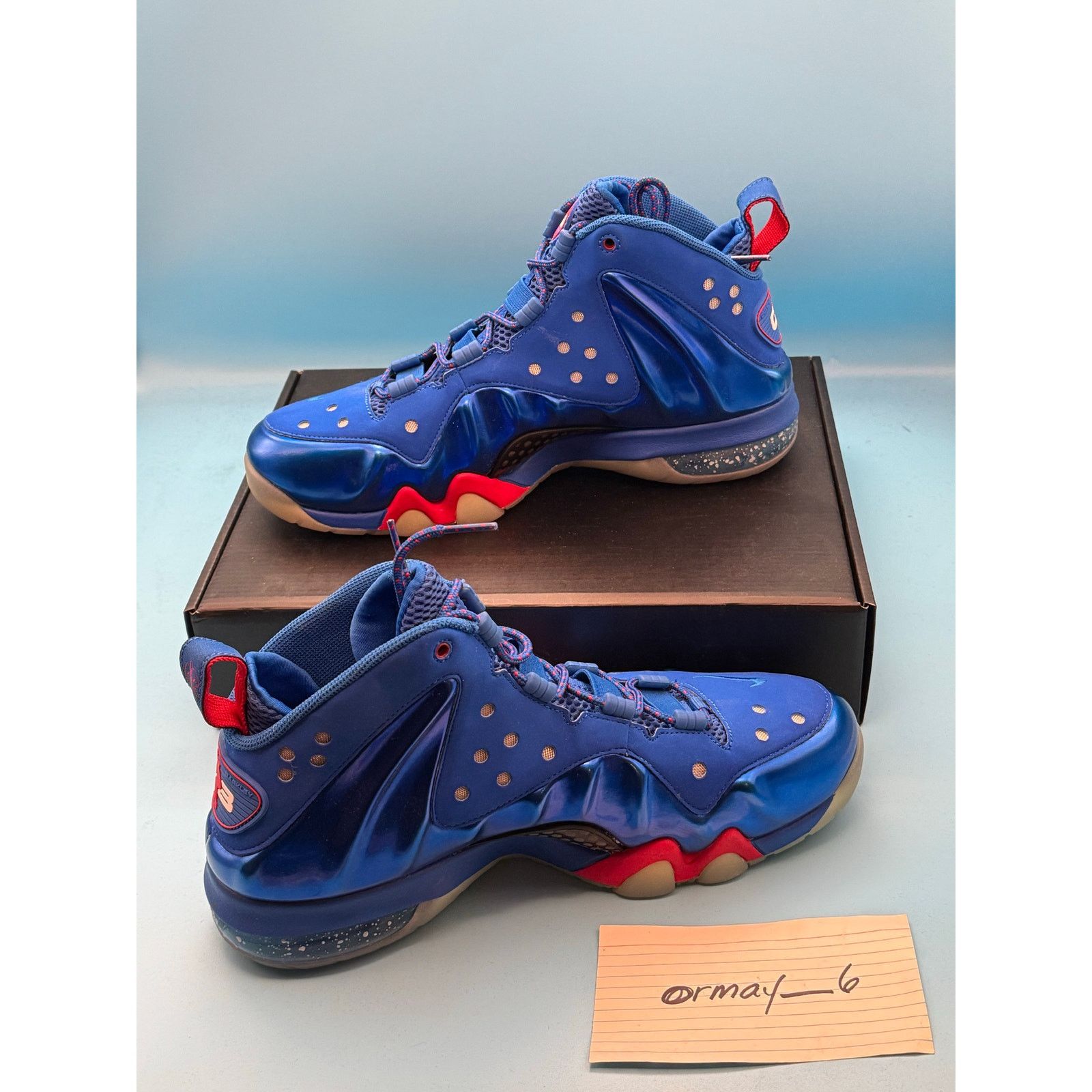 Nike Nike Barkley Posite Max 2013 Sixers m8.5 w10 Size US 8.5 / EU 41-42 - 3 Thumbnail