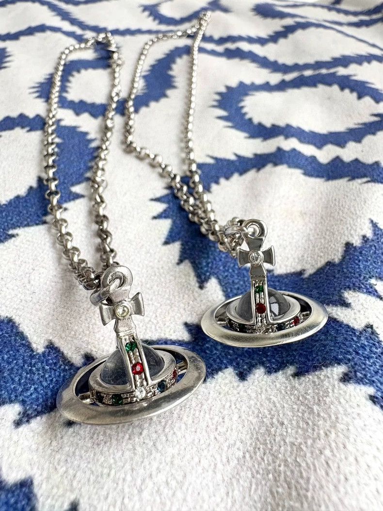 Vivienne Westwood Vivienne Westwood Vintage pure silver Orb necklace Size ONE SIZE - 1 Thumbnail