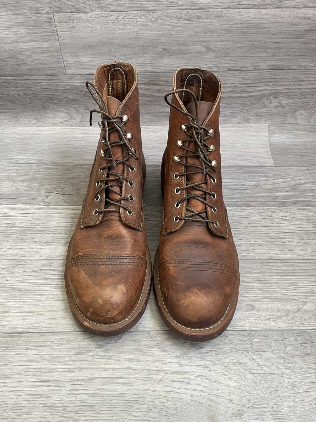 Red Wing Red wing iron ranger cap toe brown leather boots Size US 9 / EU 42 - 3 Thumbnail