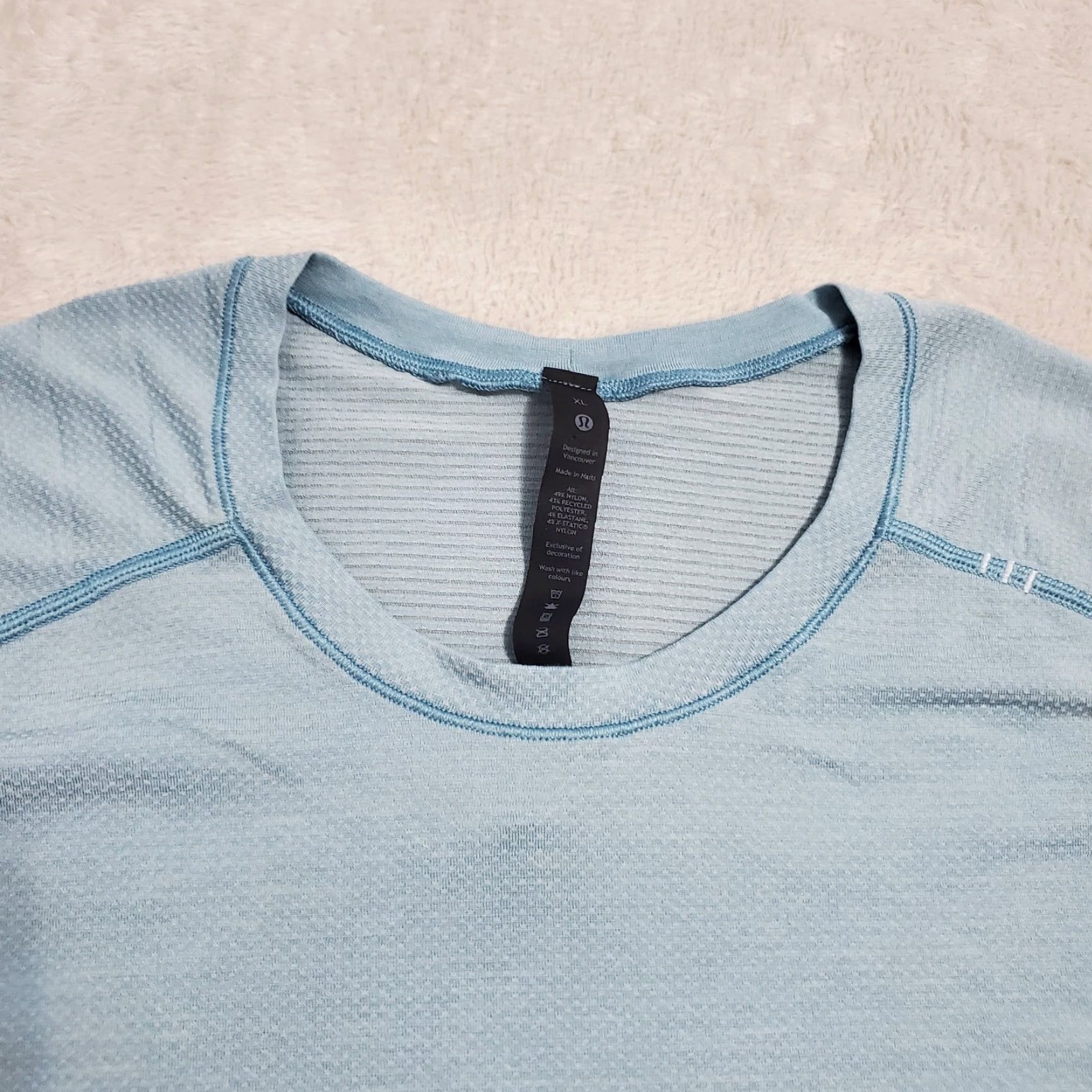 Lululemon Lululemon Shirt Men XL Blue Metal Vent Tech 2.0 Short Sleeve Performance Tee Size US XL / EU 56 / 4 - 4 Thumbnail