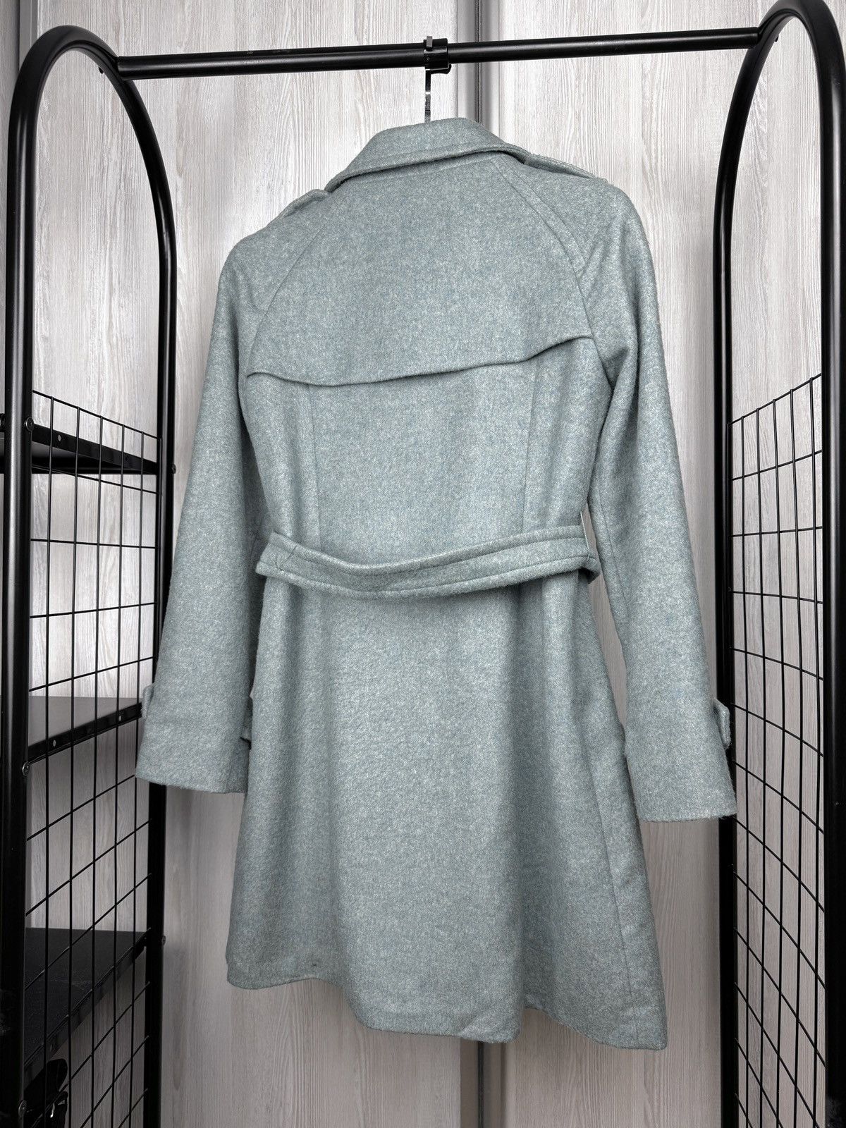 Weekend Max Mara MAX MARA Green Wool Belt Double Breasted Coat Jacket sz F38 Size M / US 6-8 / IT 42-44 - 6 Thumbnail