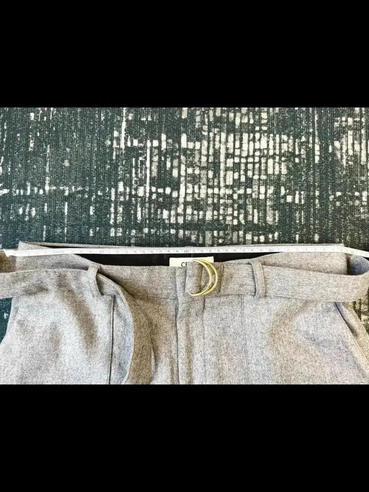 Celine Celine by Hedi 23AW Belt Attached Wool Trouser-2507 Size US 30 / EU 46 - 6 Thumbnail