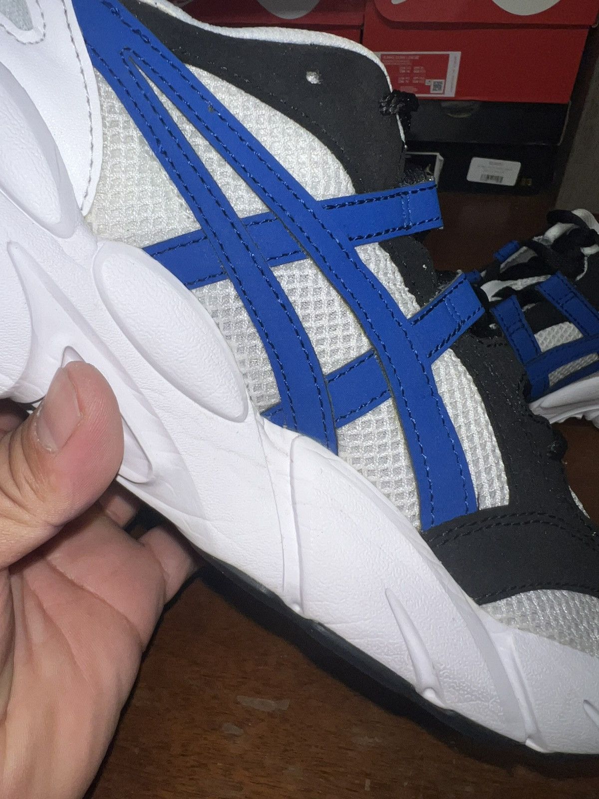 Asics Asics Gel BND White Blue size 11.5 Size US 11.5 / EU 44-45 - 11 Thumbnail