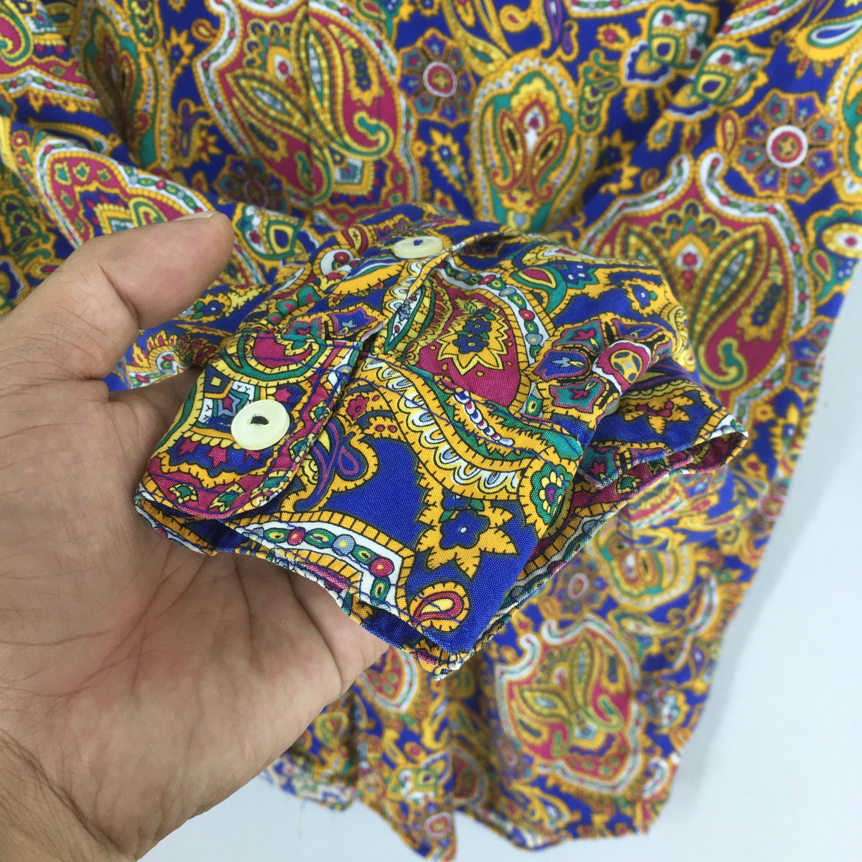 Vintage Vintage Lizwear Paisley Floral Pattern Shirt Large Size US L / EU 52-54 / 3 - 4 Thumbnail