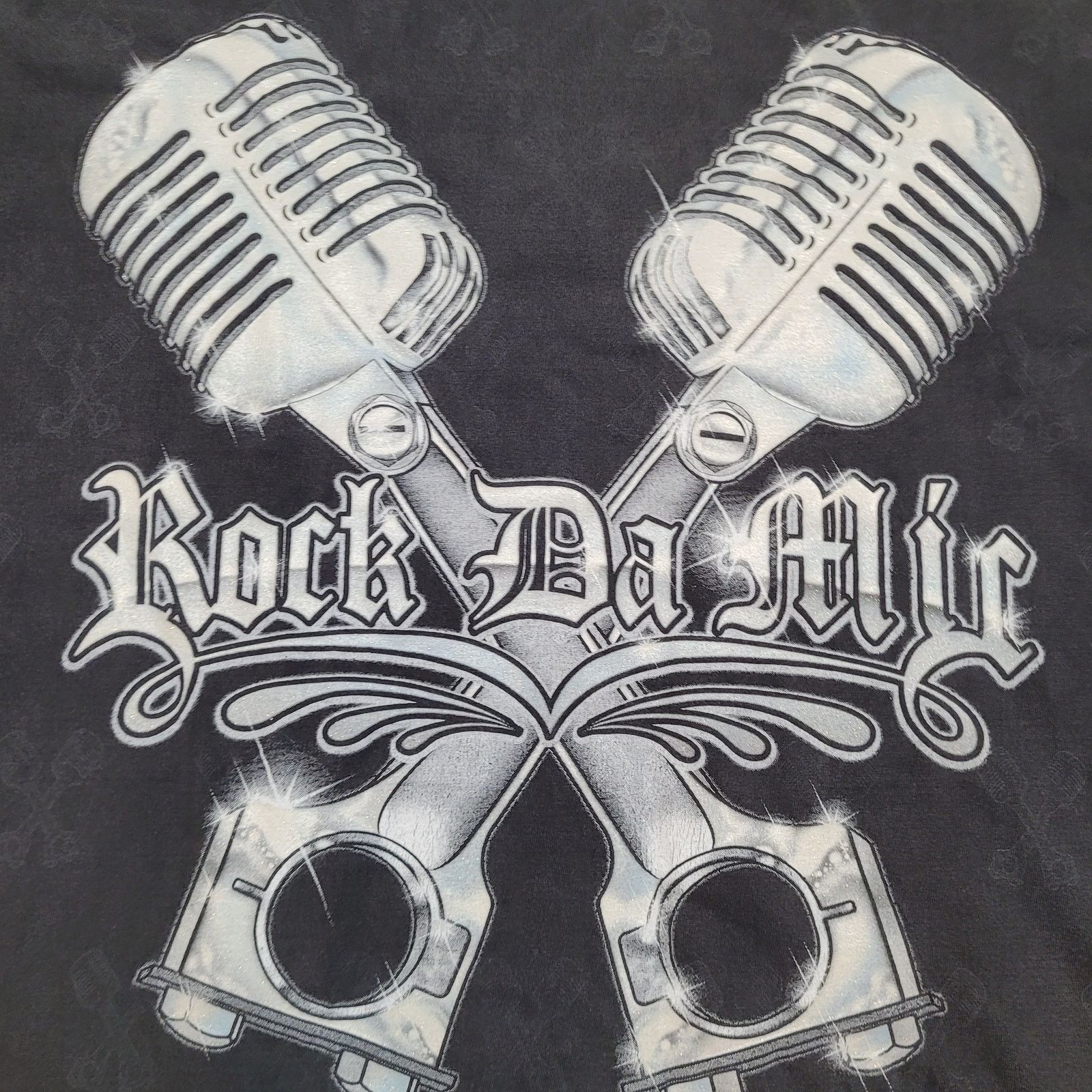 Vintage VTG Y2K Rock Da Mic The-Grind T-Shirt XL Drop Shoulder MMA Size US XL / EU 56 / 4 - 2 Thumbnail