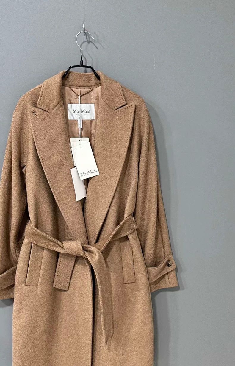 Max Mara Max Mara Maismala Camel Wool Bathrobe Coat Size XXL / US 16-18 / IT 52-54 - 2 Thumbnail