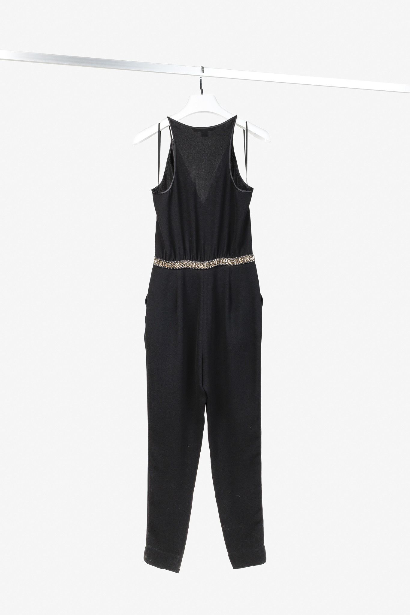 Diane von Furstenberg Diane von Furstenberg Caroline Embellished Jumpsuit Size 28" / US 6 / IT 42 - 2 Thumbnail