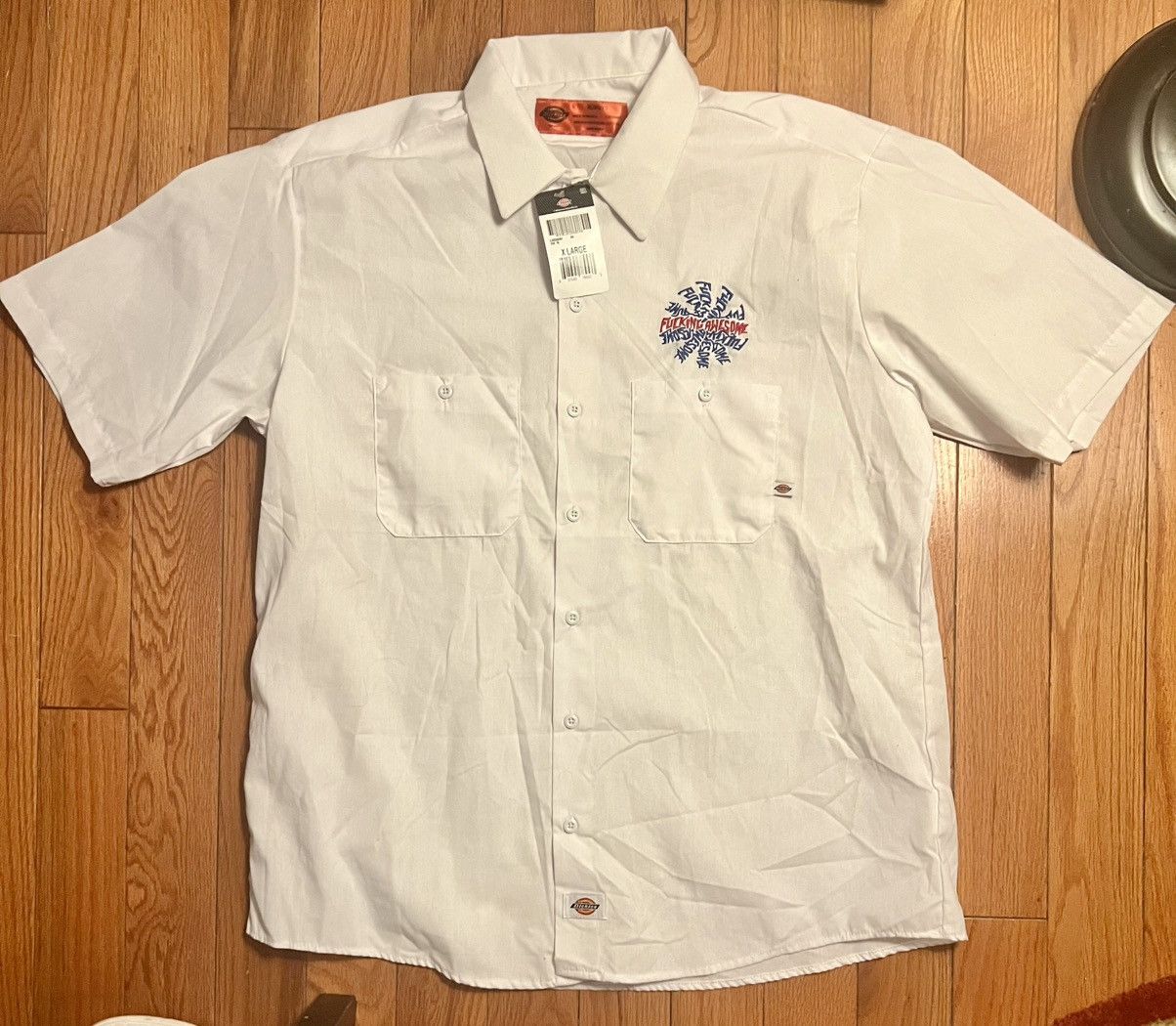 Fucking Awesome Fucking Awesome Block Letters Gas Station Work  