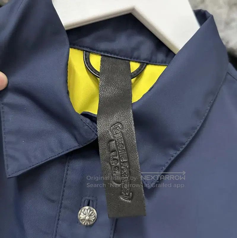 Chrome Hearts Chrome Hearts Casual Summer Blue Crop Shirt . Size XS / US 0-2 / IT 36-38 - 6 Thumbnail