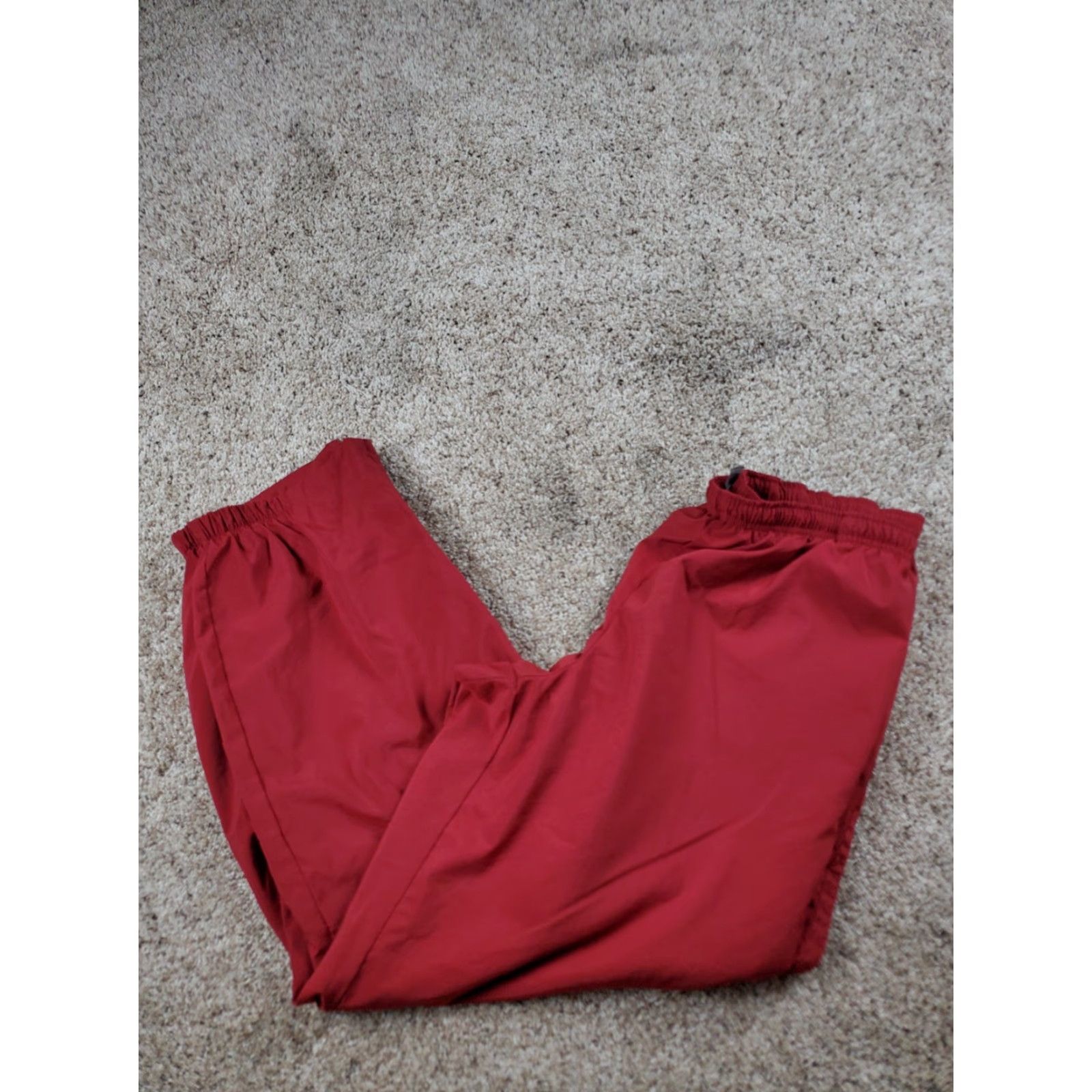 Nike VINTAGE Nike Track Pants XL Mens Red Stanford University Straight Leg Baggy Y2K Size US 36 / EU 52 - 2 Thumbnail