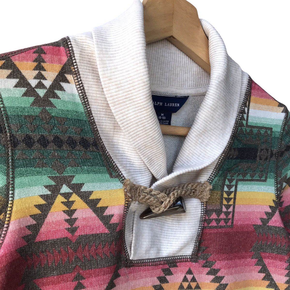 Ralph Lauren Ralph Lauren RL Navajo Shawl Collar Long Pullover Sweater Size M / US 6-8 / IT 42-44 - 5 Thumbnail