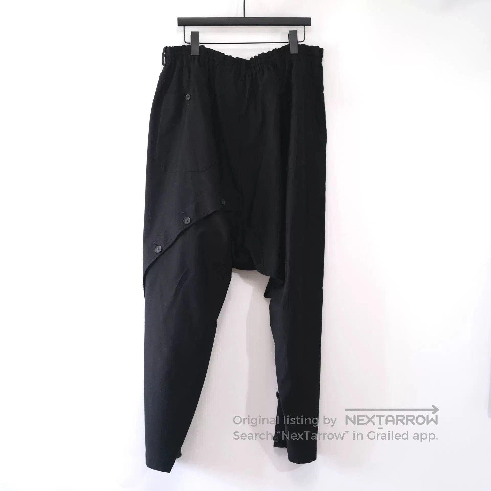 Yohji Yamamoto Yohji Yamamoto Deconstructed Button Pants. Size US 28 / EU 44 - 2 Thumbnail